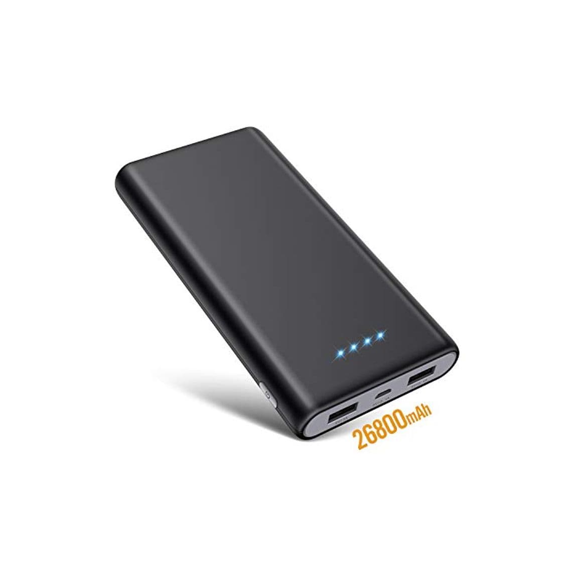 Electrónica SWEYE Batería Externa 26800mAH Carga Rápida de Power Bank 2 USB Cargar