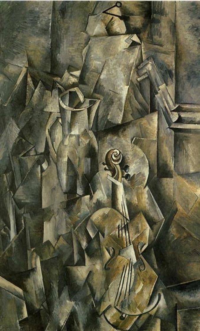 Moda Violin y jarra (Georges Braque)