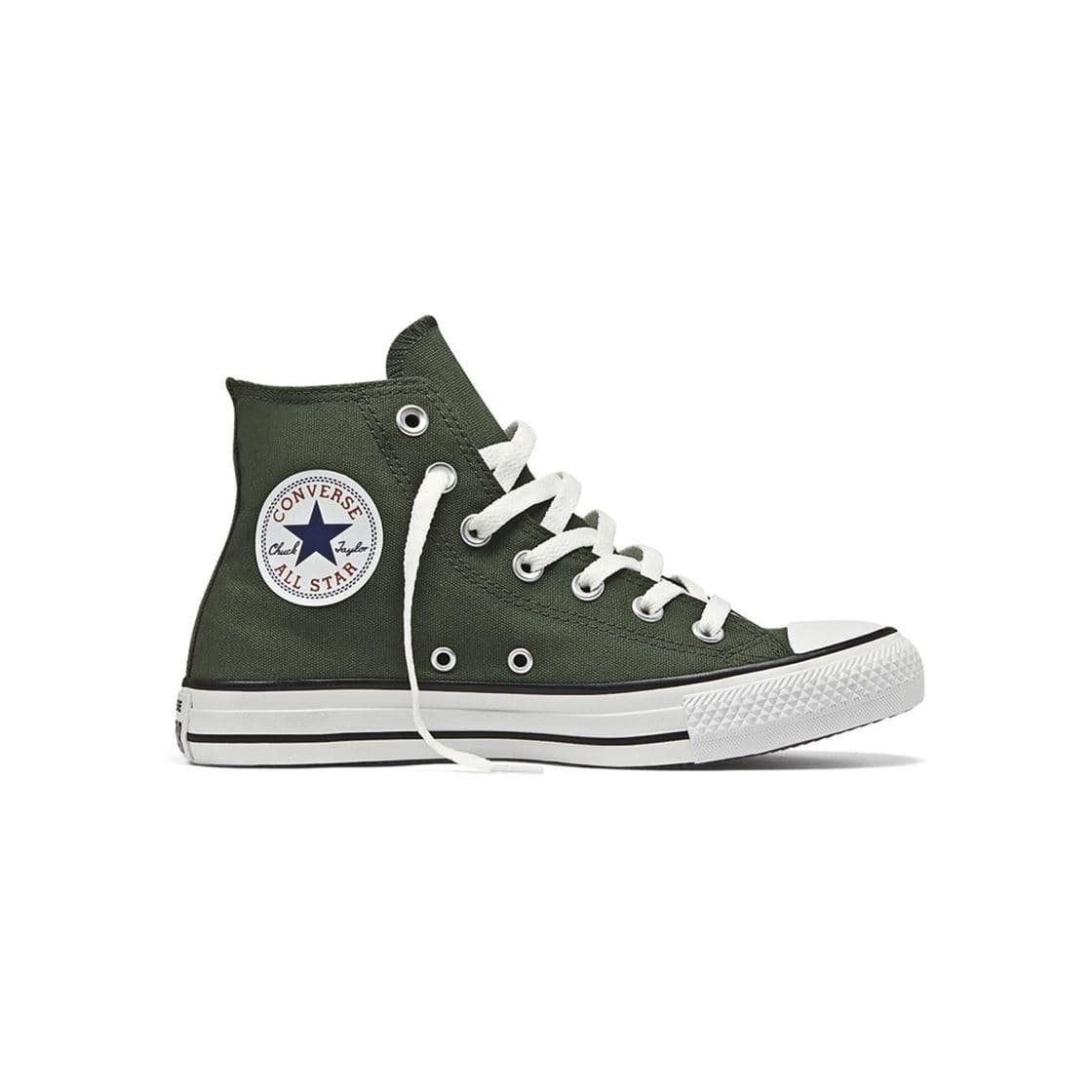 Moda Converse Chuck Taylor All Star Hi Top, Zapatillas Unisex Adulto, Gris