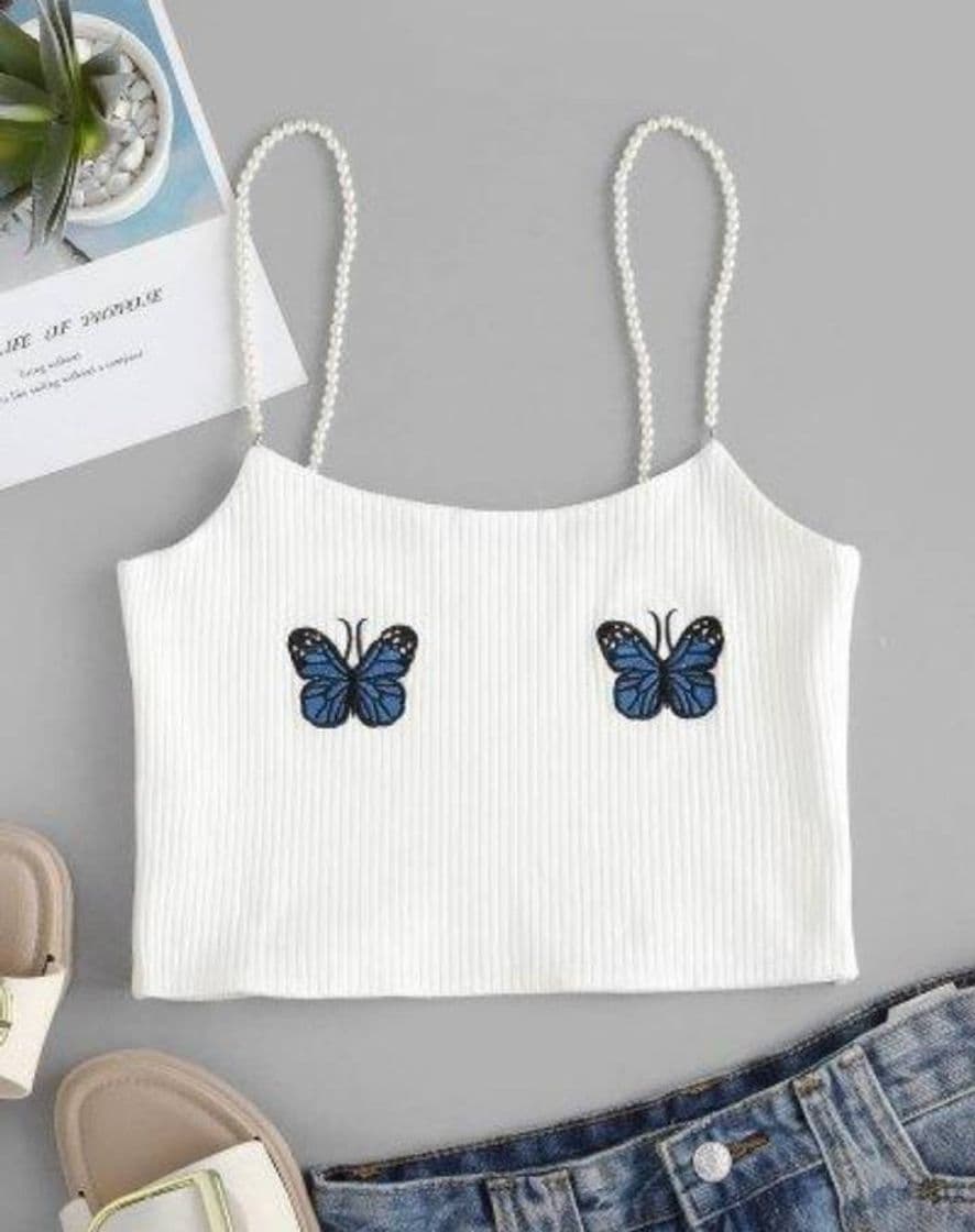 Fashion Top con mariposas