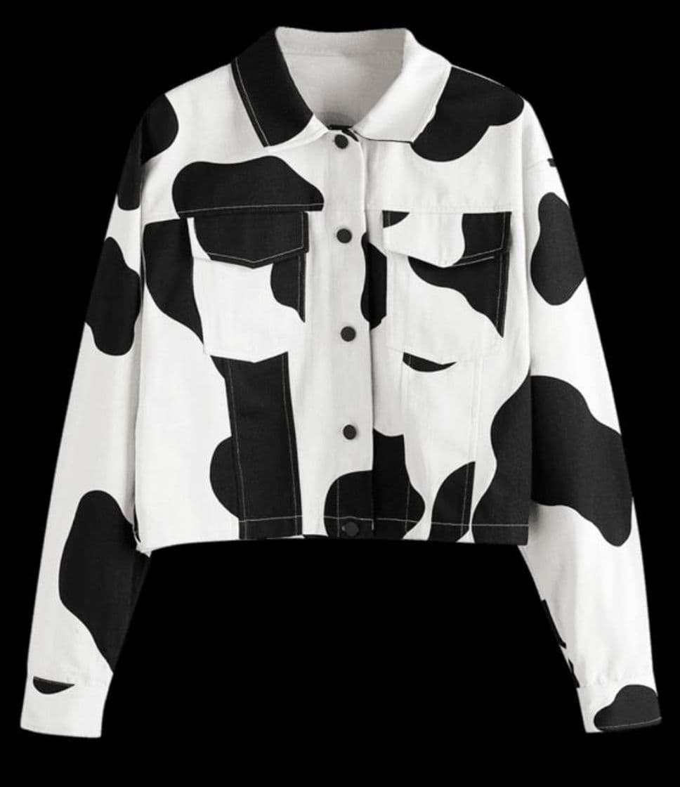 Fashion Chaqueta print de vaca