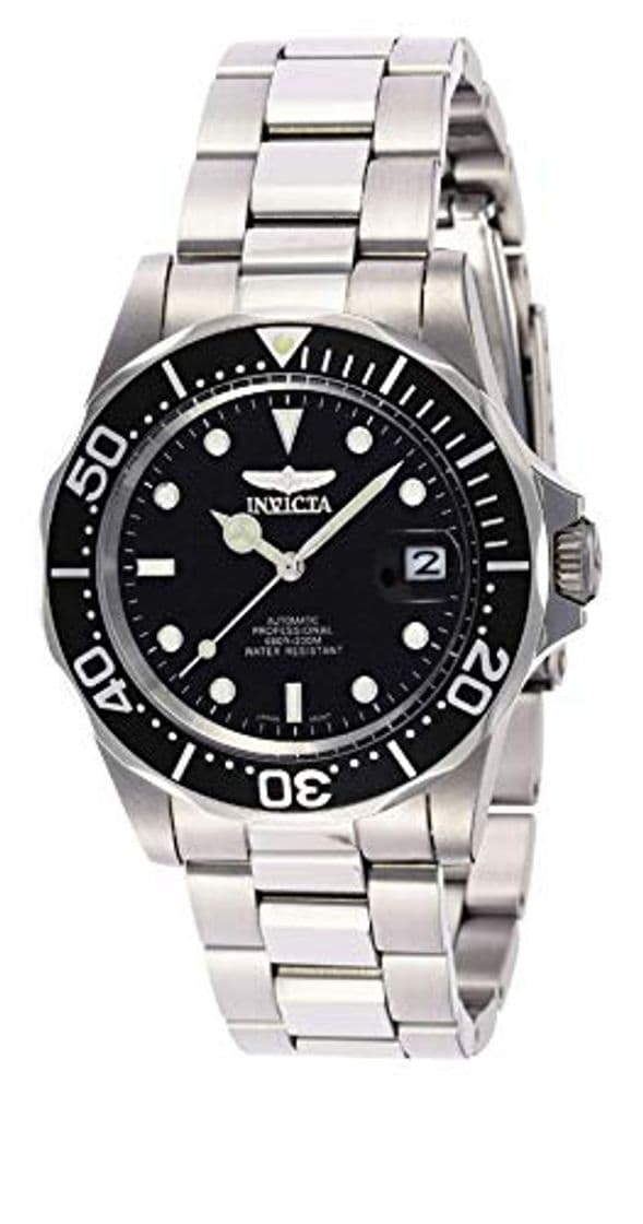 Fashion Invicta 8926 Pro Diver Reloj Unisex acero inoxidable Automático Esfera negro