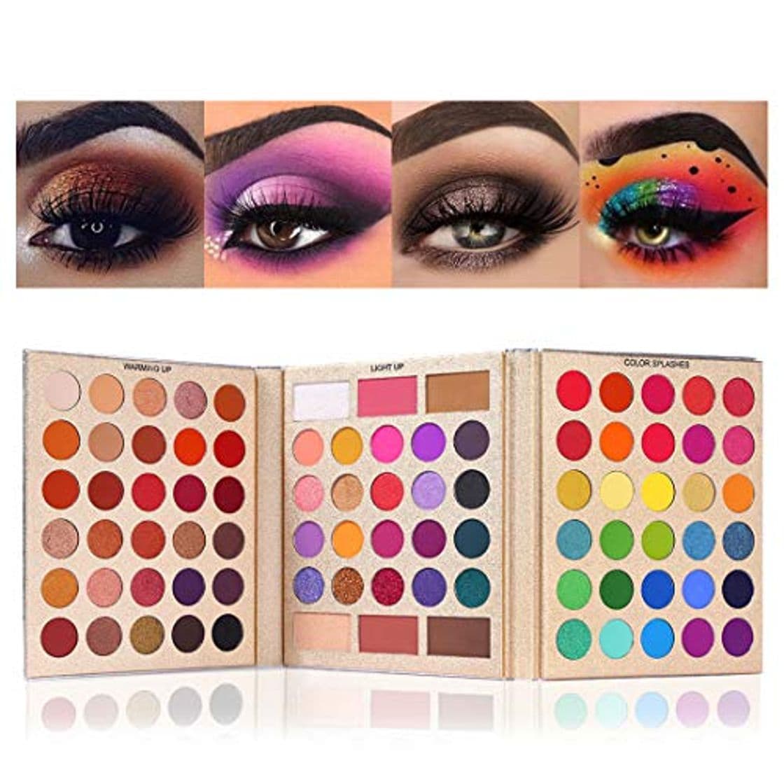 Producto UCANBE BELLE 86 Colores Todos los Fines de Maquillaje Playbook Mate de la Sombra de Ojos del Brillo con iluminación de Contorno de Ojos Blush Cara cosméticos fijaron