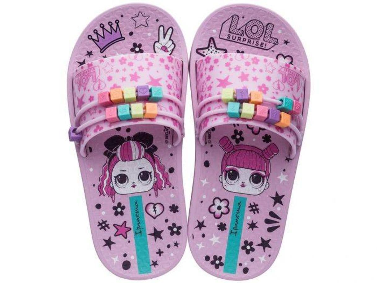 Moda Chinelo Infantil LoL Ipanema Rosa