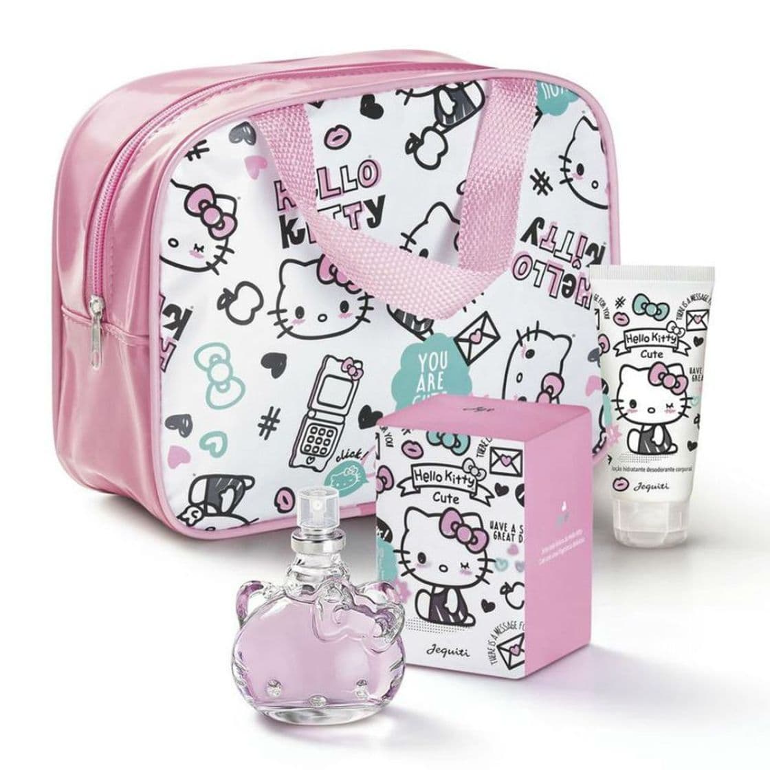 Moda Kit Hello Kitty Cute Com Bolsa - Jequiti