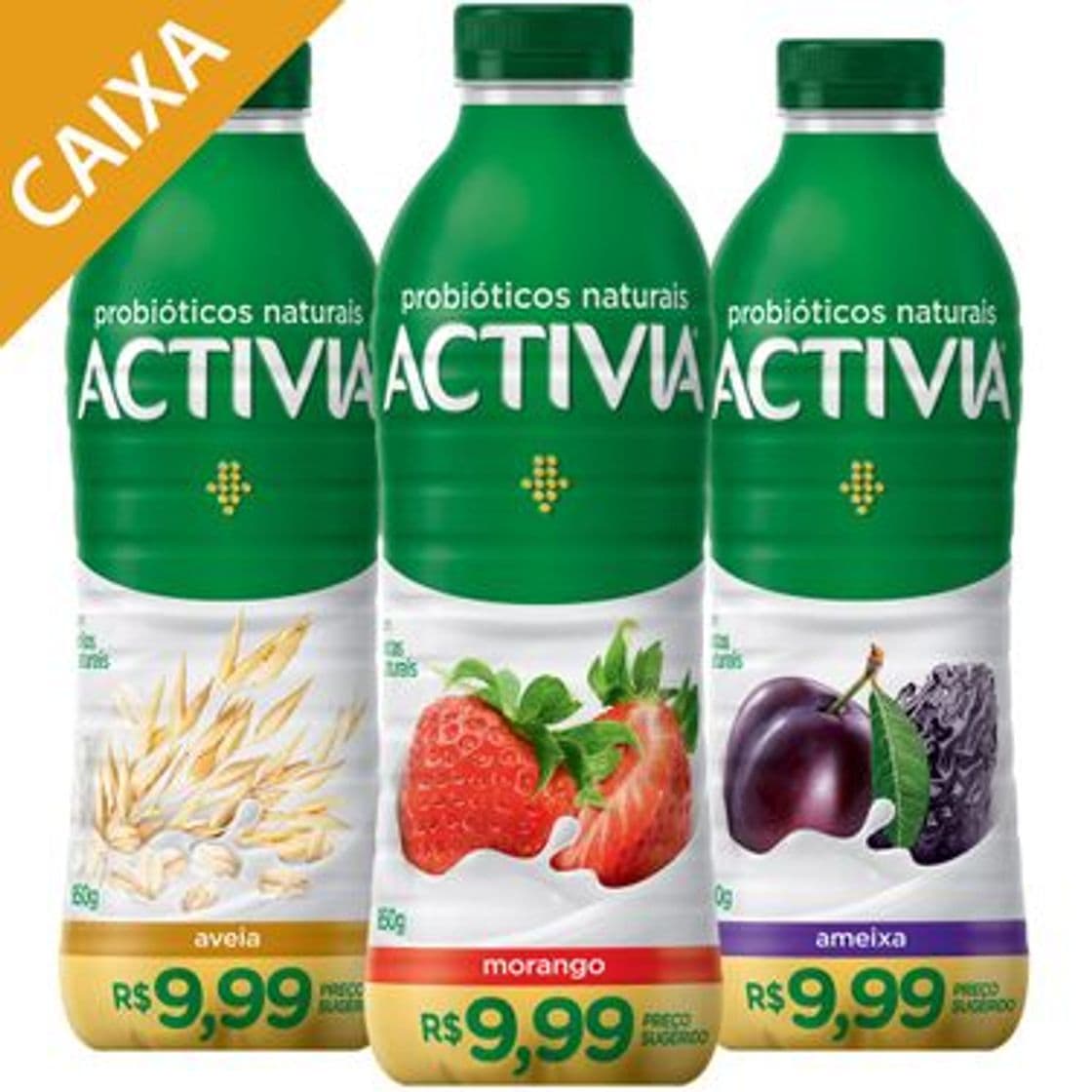 Moda Iogurte Probióticos Activia Líquido Aveia 850G