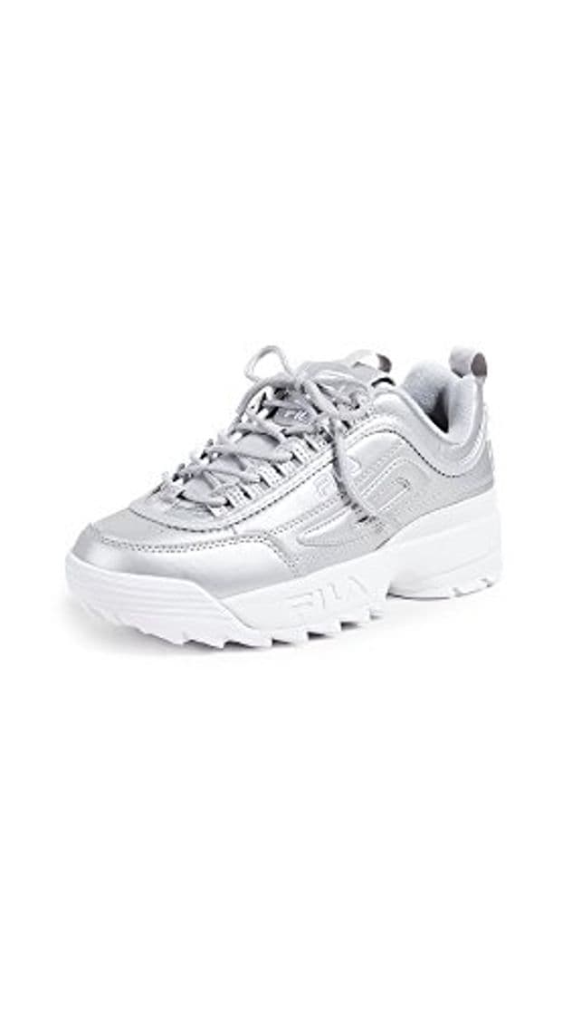 Lugar Fila Disruptor II - Zapatillas deportivas para mujer, Plateado