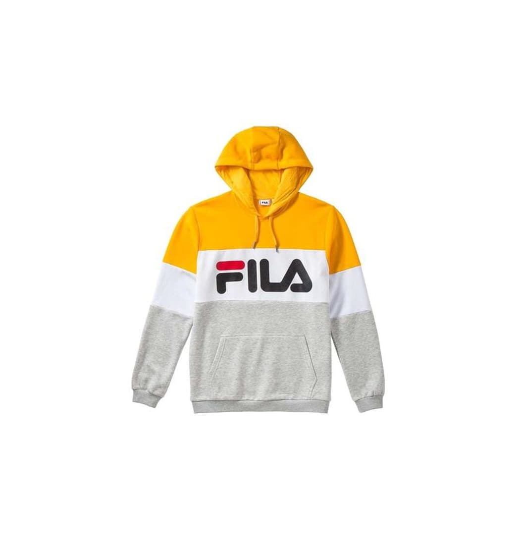 Moda Fila Sudadera Blocked Hoodie Gris para Hombre XS Gris