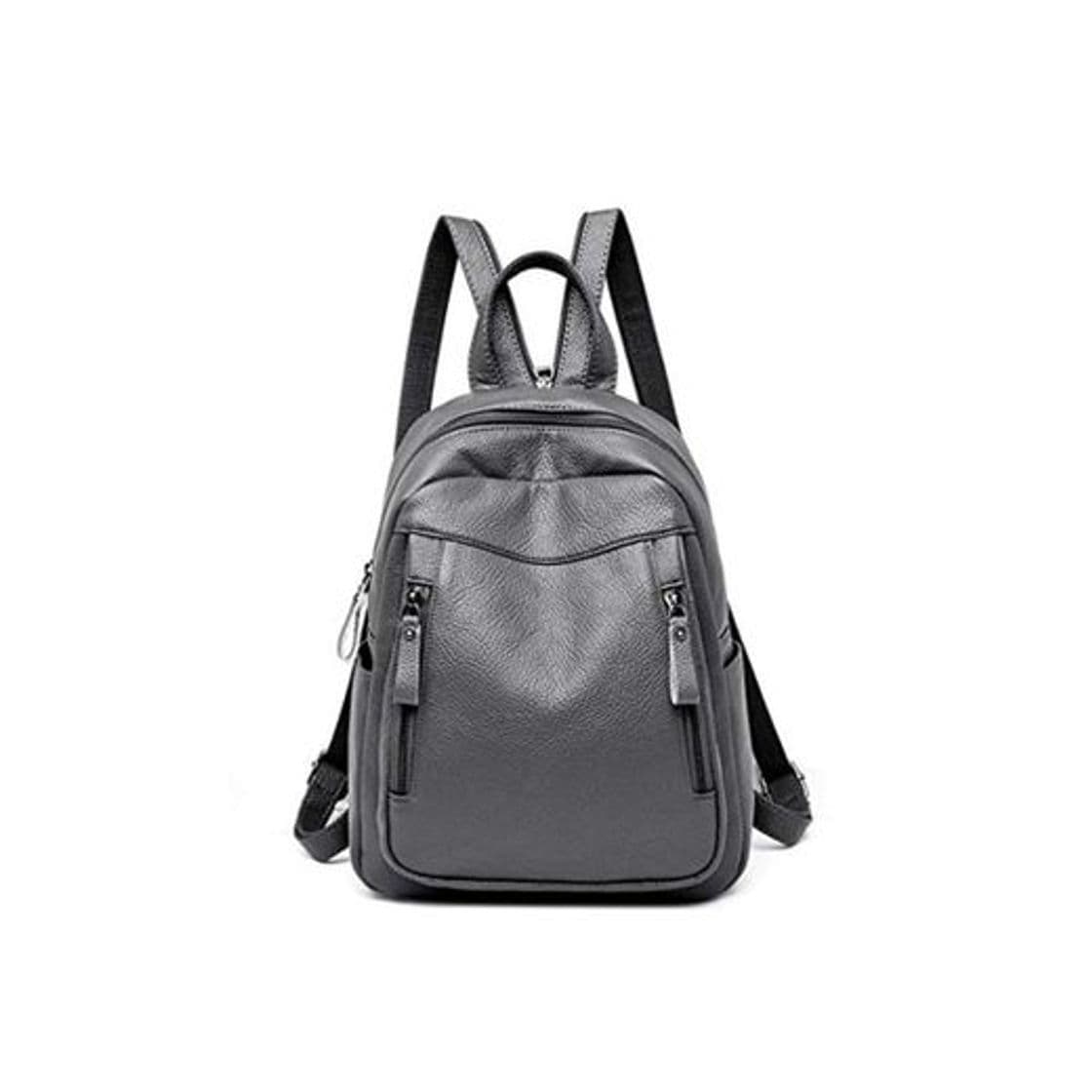 Moda Mochila Femenina Mochila Feminina Mujer Mochila de Cuero Bolsa de Viaje Bolso de Las señoras Mochilas Ocasionales Mochilas Gray Backpacks