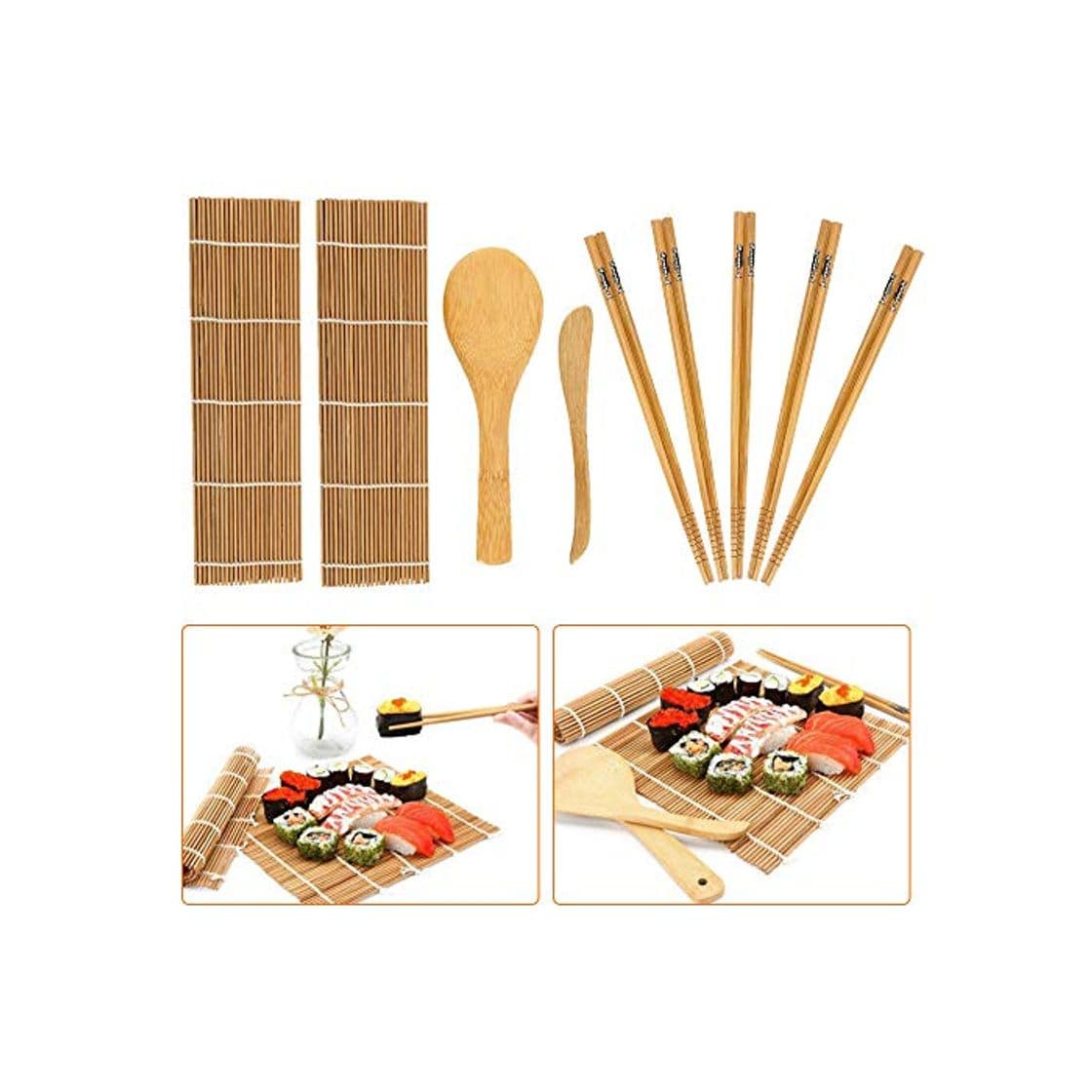 Product Kit de fabricación de sushi de bambú