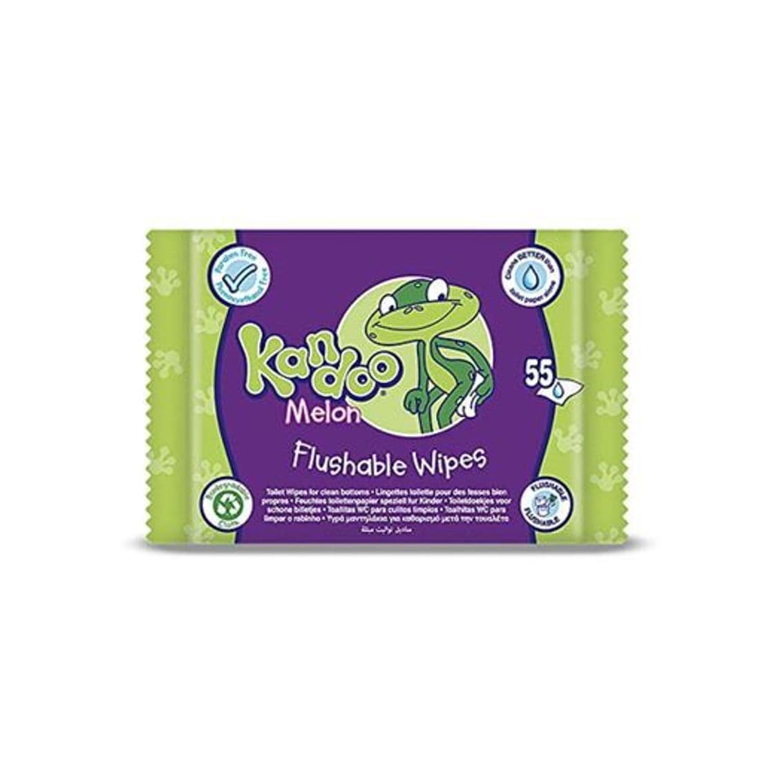 Producto KANDOO Pack de 55 Lingettes Melon Nouvelle Formule