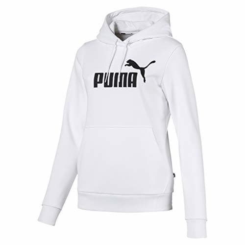 Fitness PUMA ESS Logo FL Sudadera, Mujer, Blanco