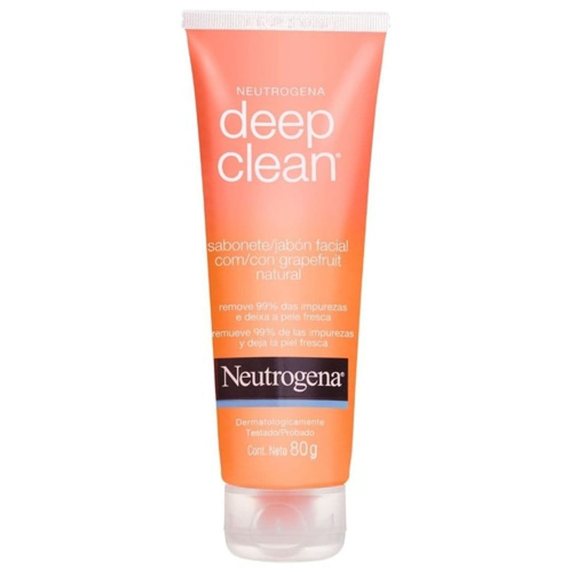 Fashion Sabonete Facial Deep Clean Grapefruit, Neutrogena, 80g