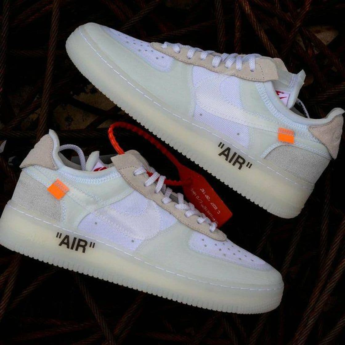 Fashion NIKE/ AIRFORCE 1/ OFF-WHITE/ TÊNIS