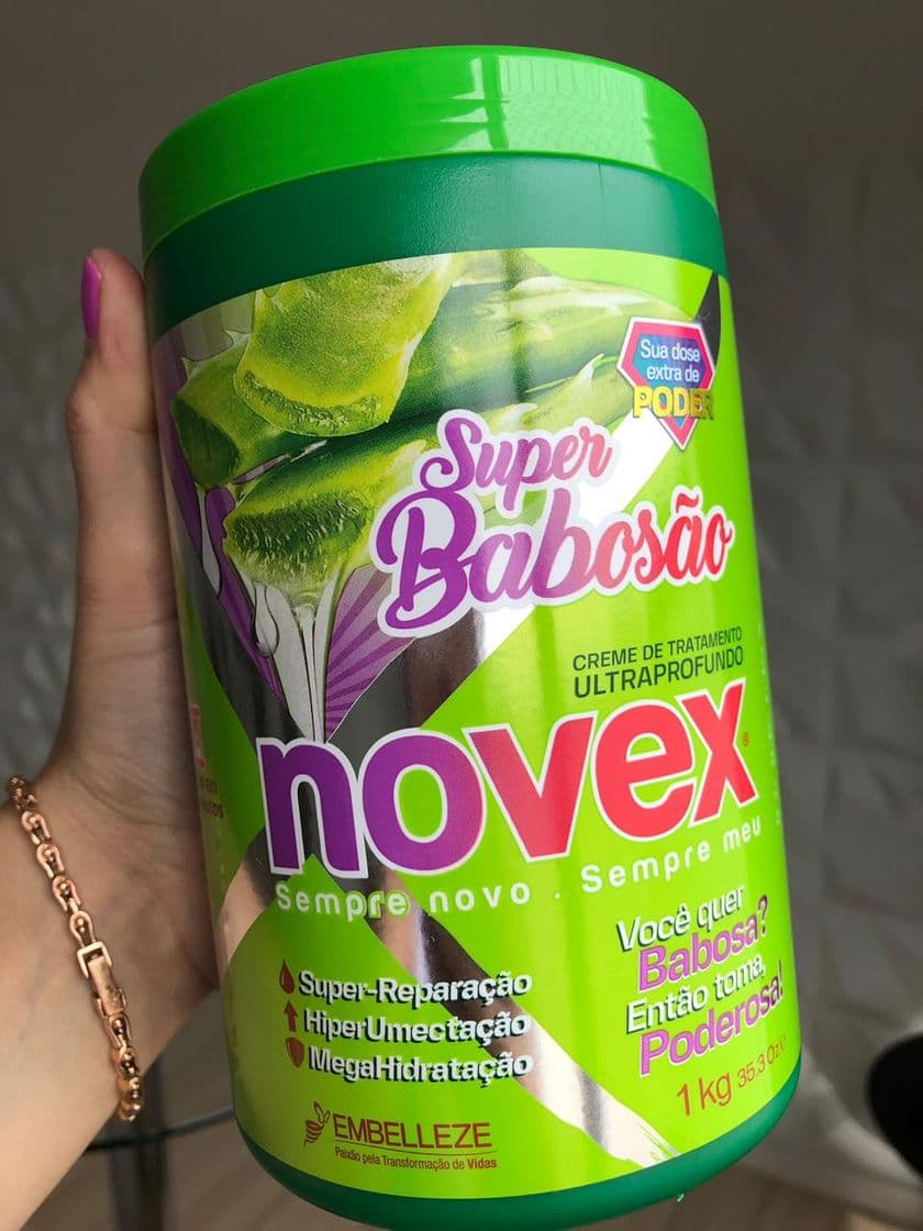 Moda Creme de cabelo Novex babosa 