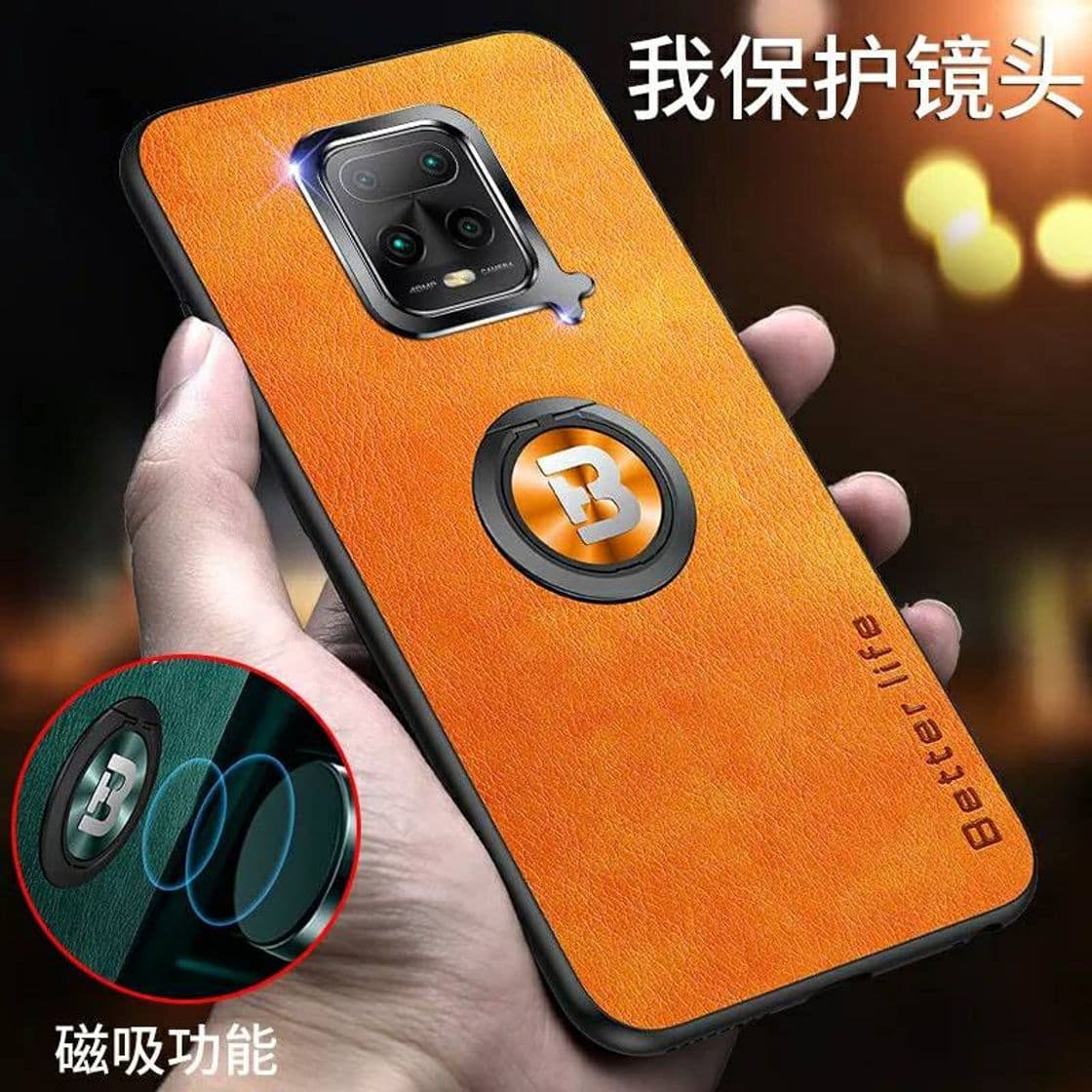 Product Case para Xiaomi Redmi Note 9 con aro magnético 