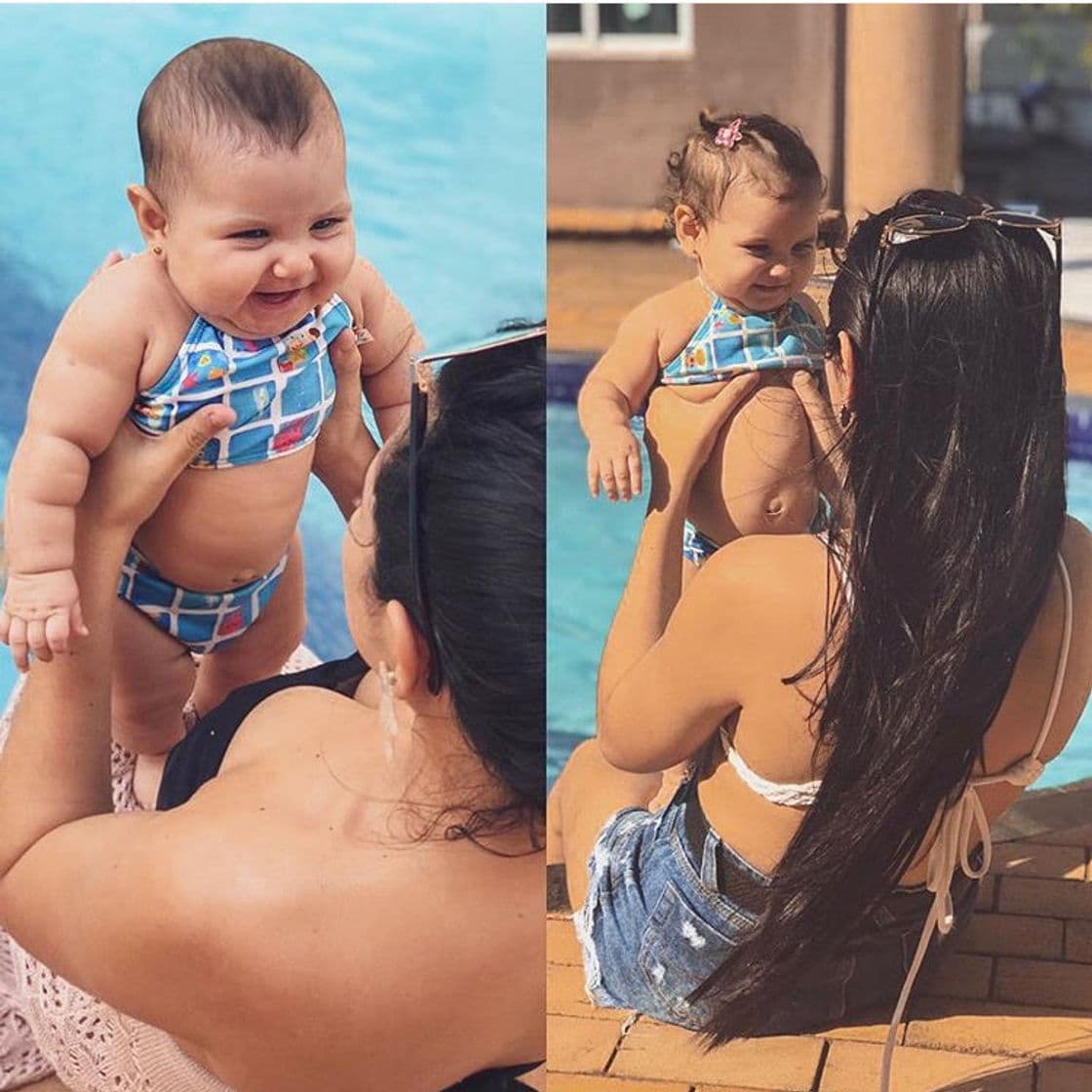 Fashion Antes e depois do bebê! 5 meses x 1 ano. 🥰