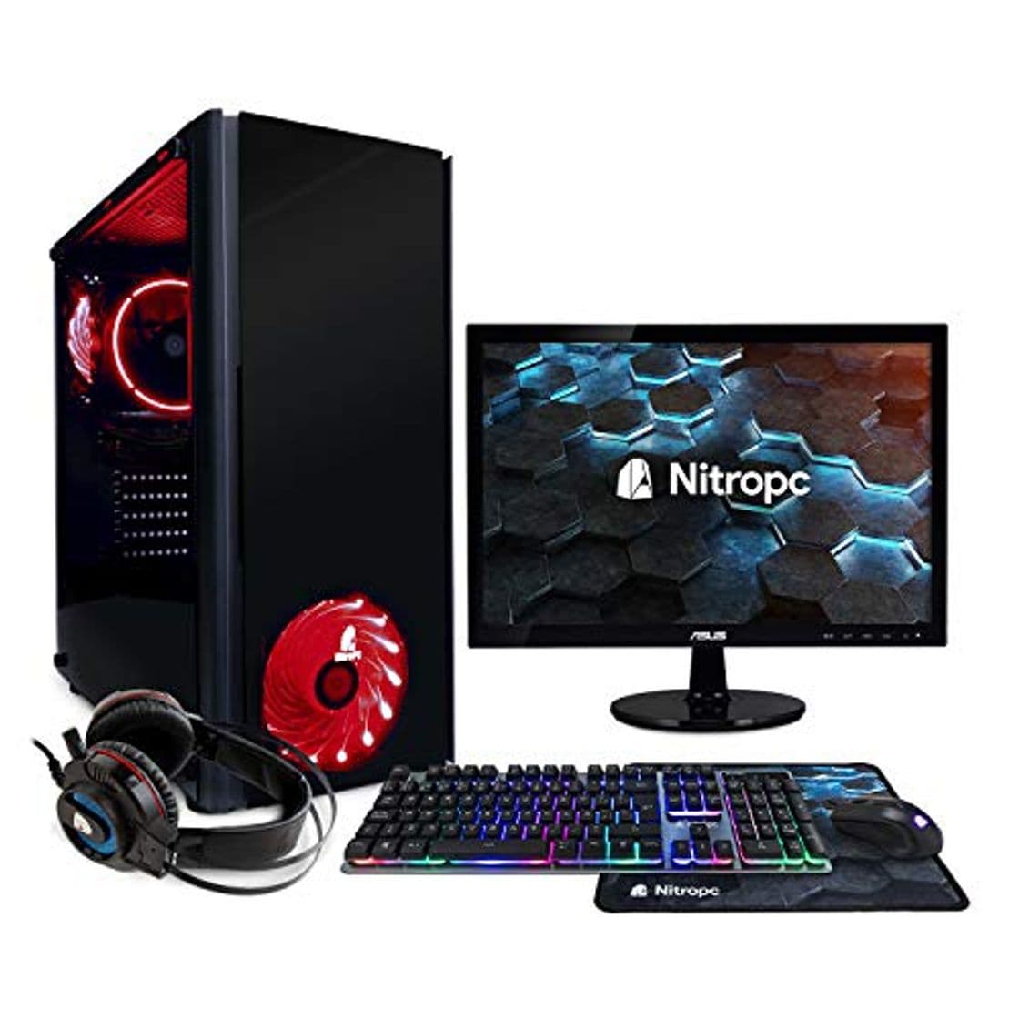 Product NITROPC - PC Gaming Pack Bronze Rebajas | PC Gamer (CPU Ryzen