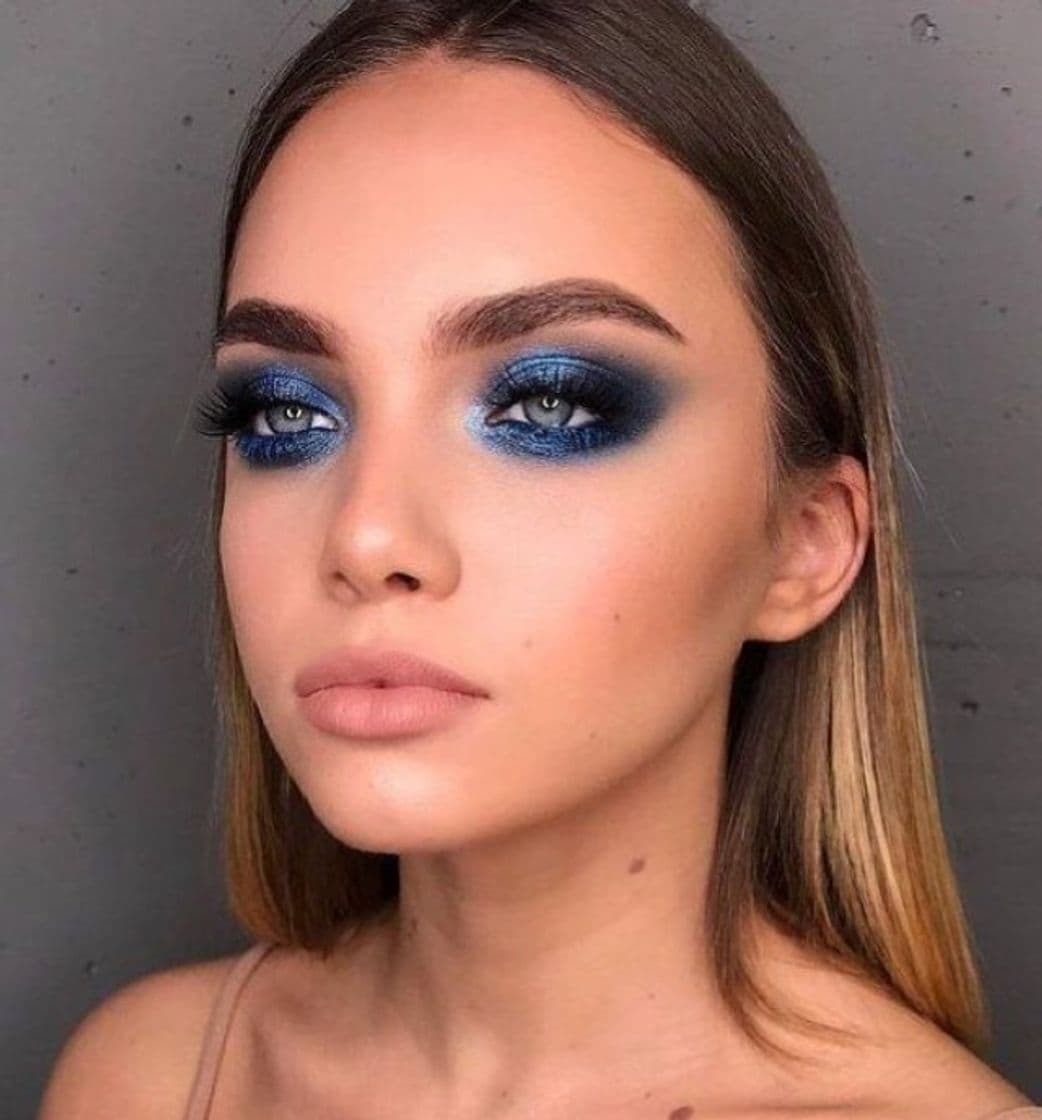 Moda Make blue | Maquiagem azul✨