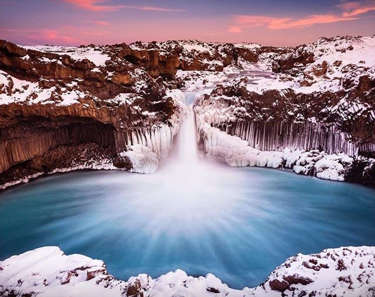 Lugar Aldeyjarfoss, Islândia 