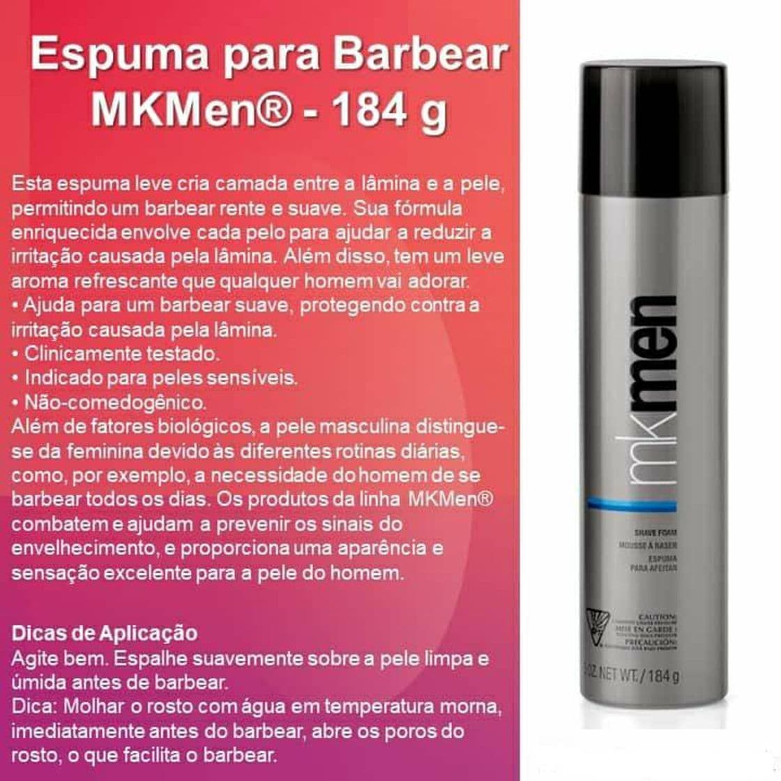 Fashion Espuma de barbear Mary Kay Men