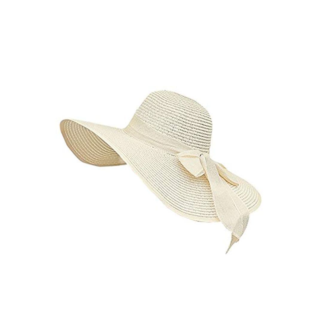 Producto DaoRier - Sombrero de Verano para Mujer con Pajita de Lazo para