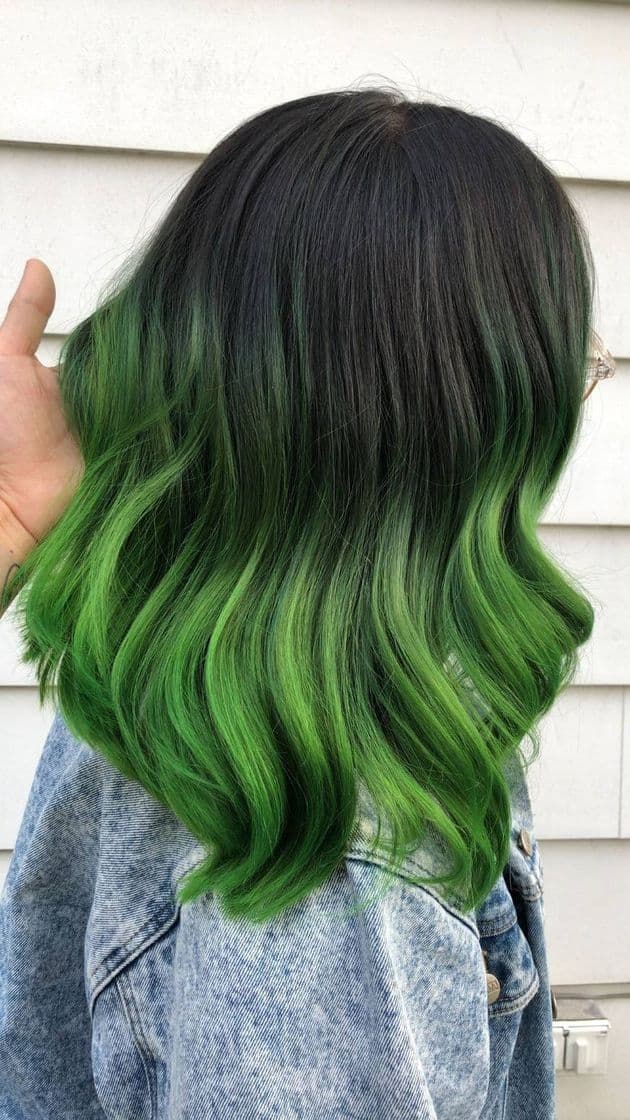 Fashion Cabelo verde 💚