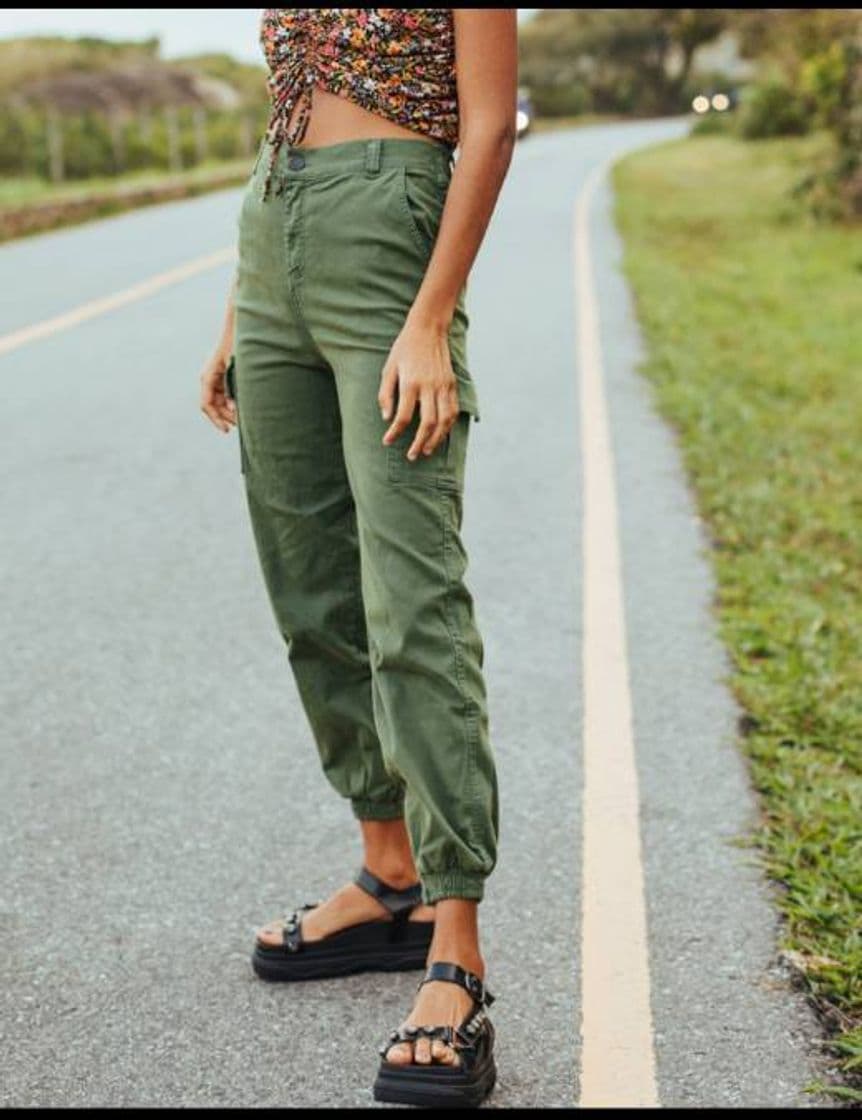 Fashion Calça Cargo Joana - VERDE💚