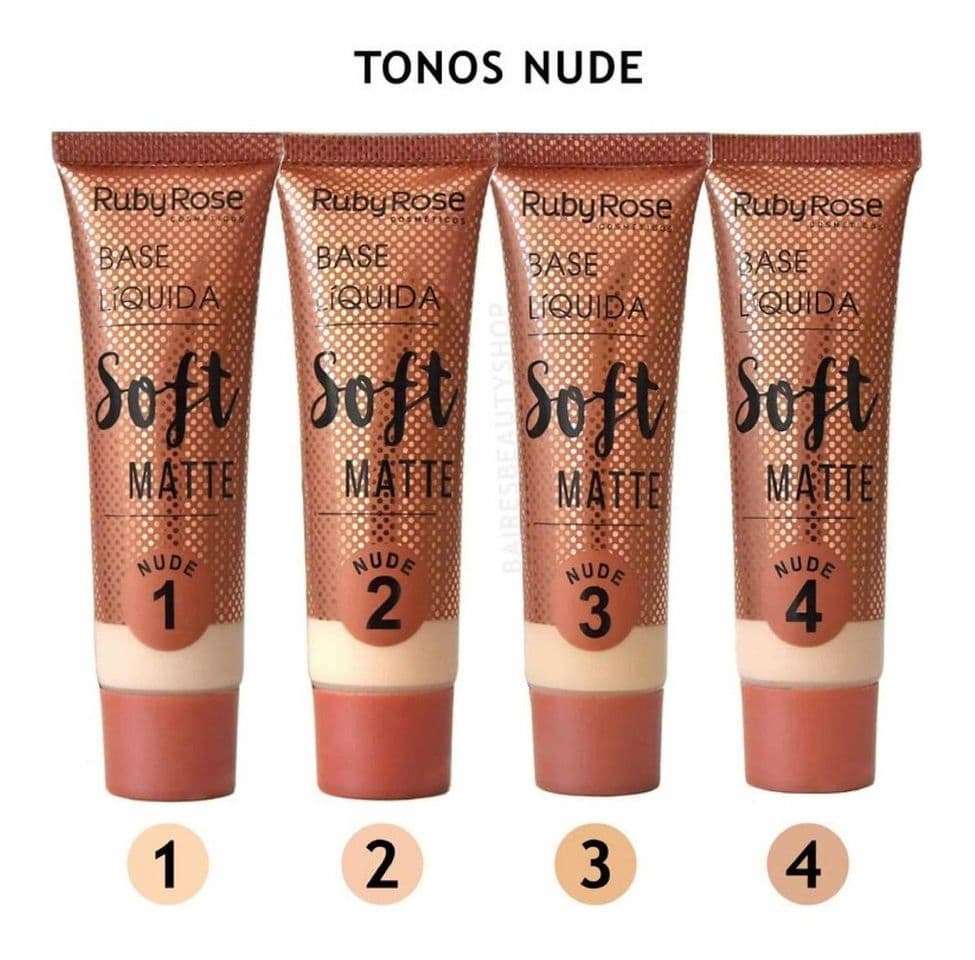 Moda Ruby Rose Soft Matte 8 Bege - Base Líquida 29ml