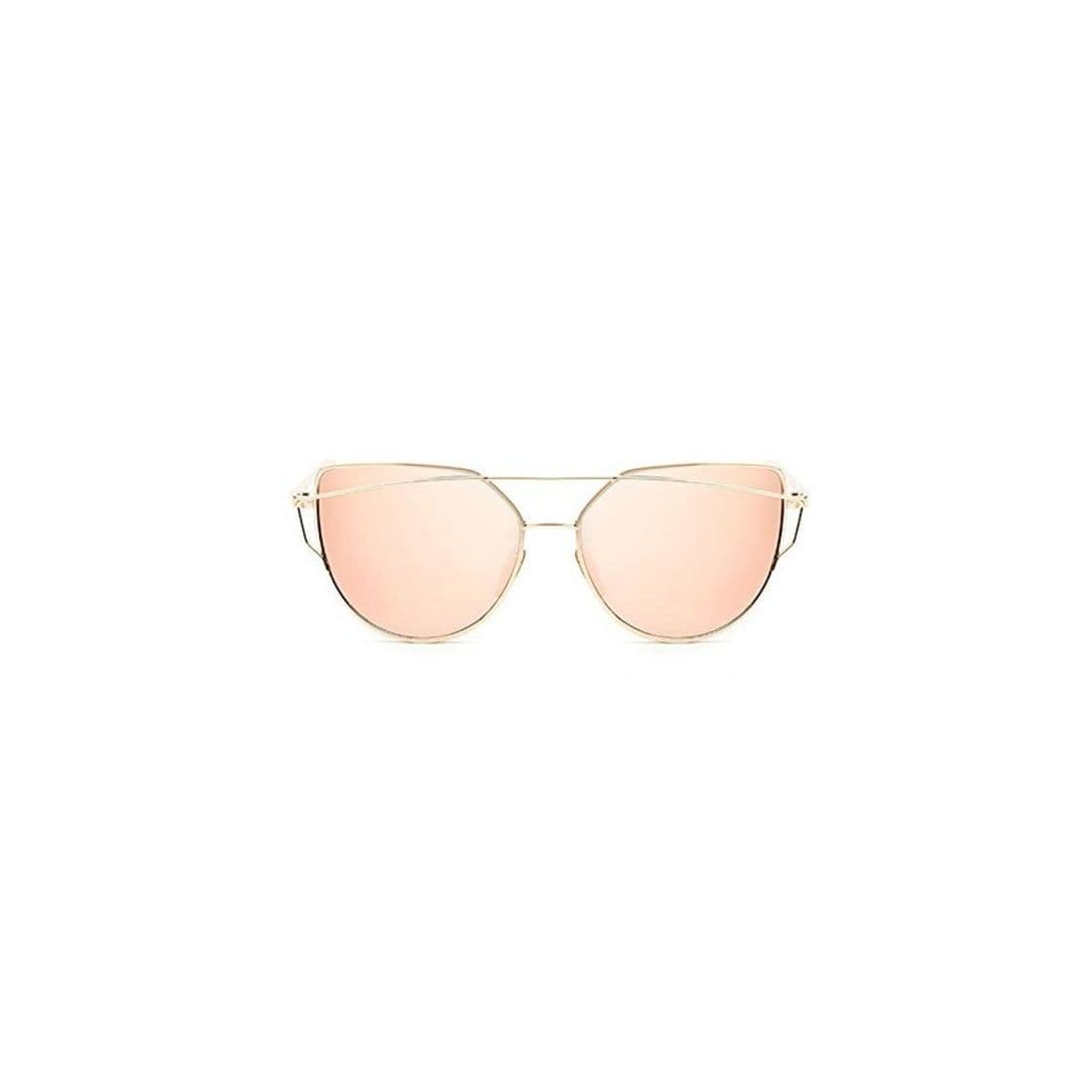 Book Forepin® Gafas de Sol Mujer y Hombre Polarizadas Moda Marca Metal UV400 Lentes de Protección Planos Espejo Con Estilo Ojo de Gato