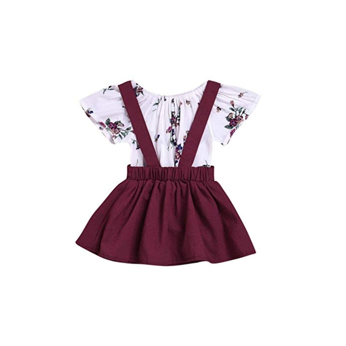 Producto Niñas T-Shirt Correa Vestido Trajes de Navidad 2 Unids/Set Manga Larga con