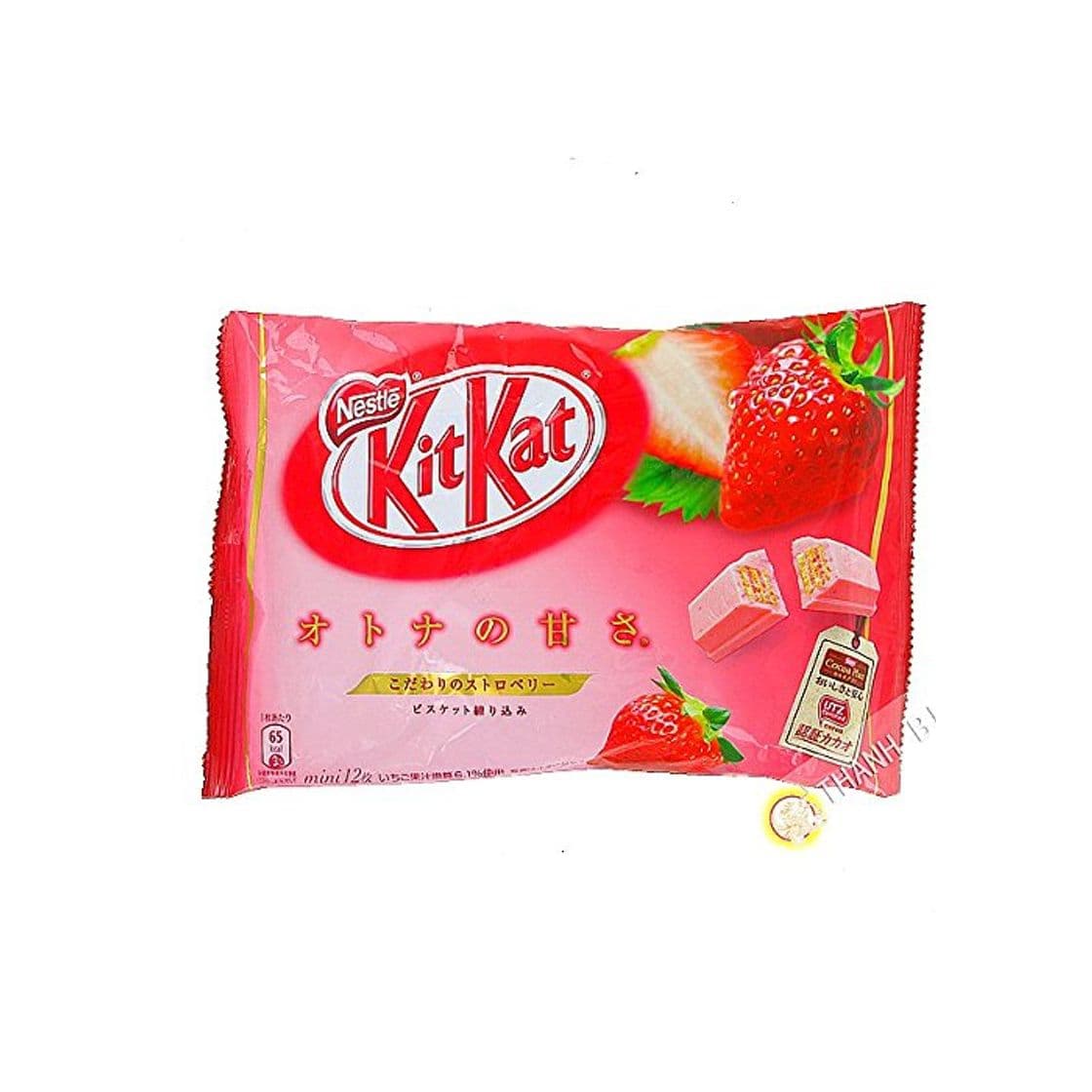 Product Biscuit Kitkat fraise NESTLE 135.6g Corée