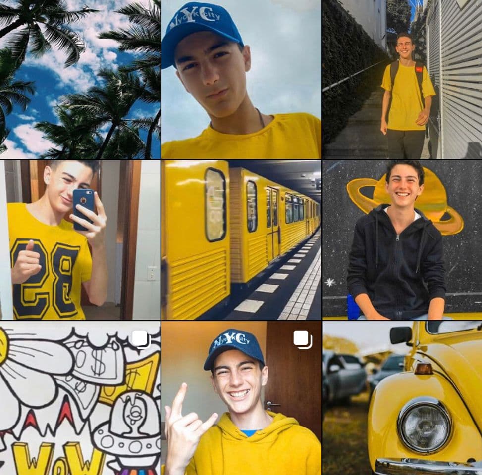 Fashion Feed amarelo inspiração masculina 💛