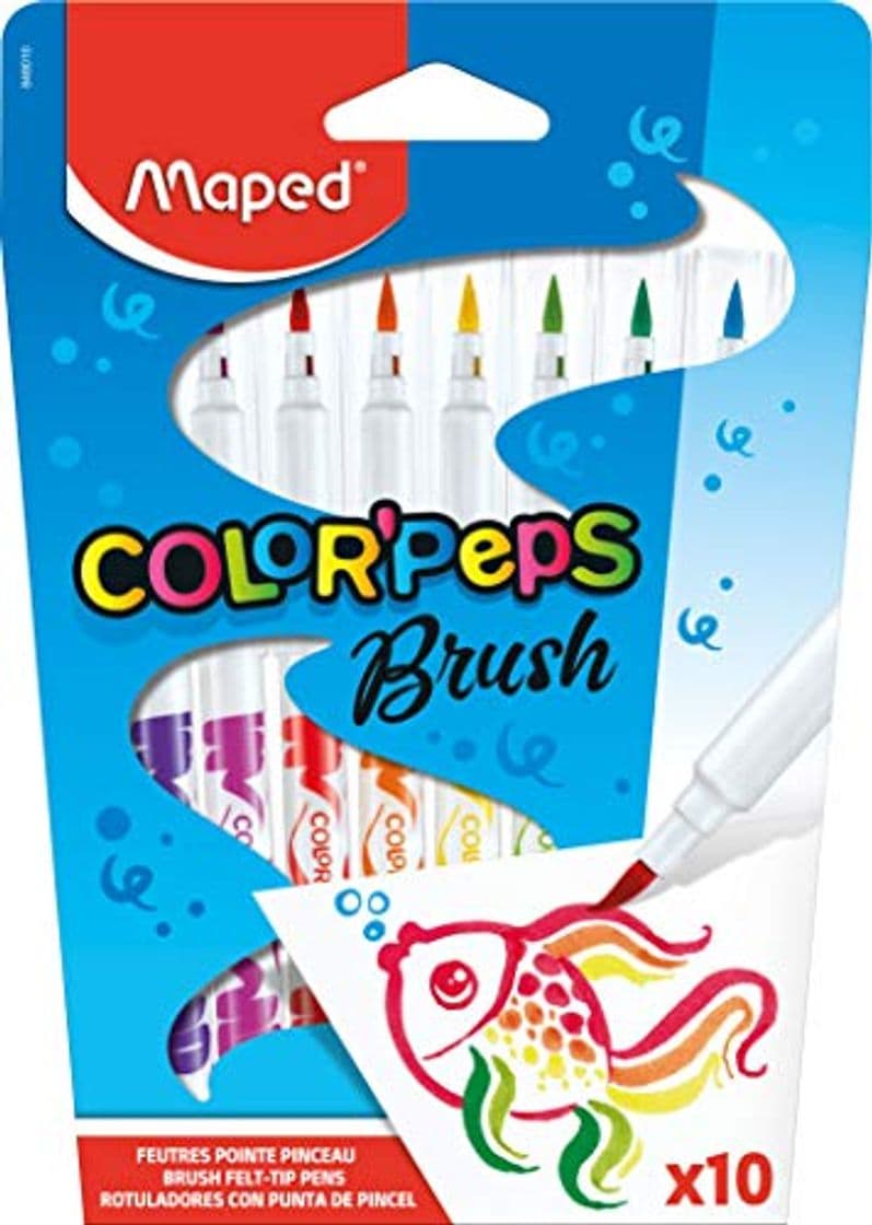 Lugar Maped Color' Peps Brush - Pack de 10 rotuladores