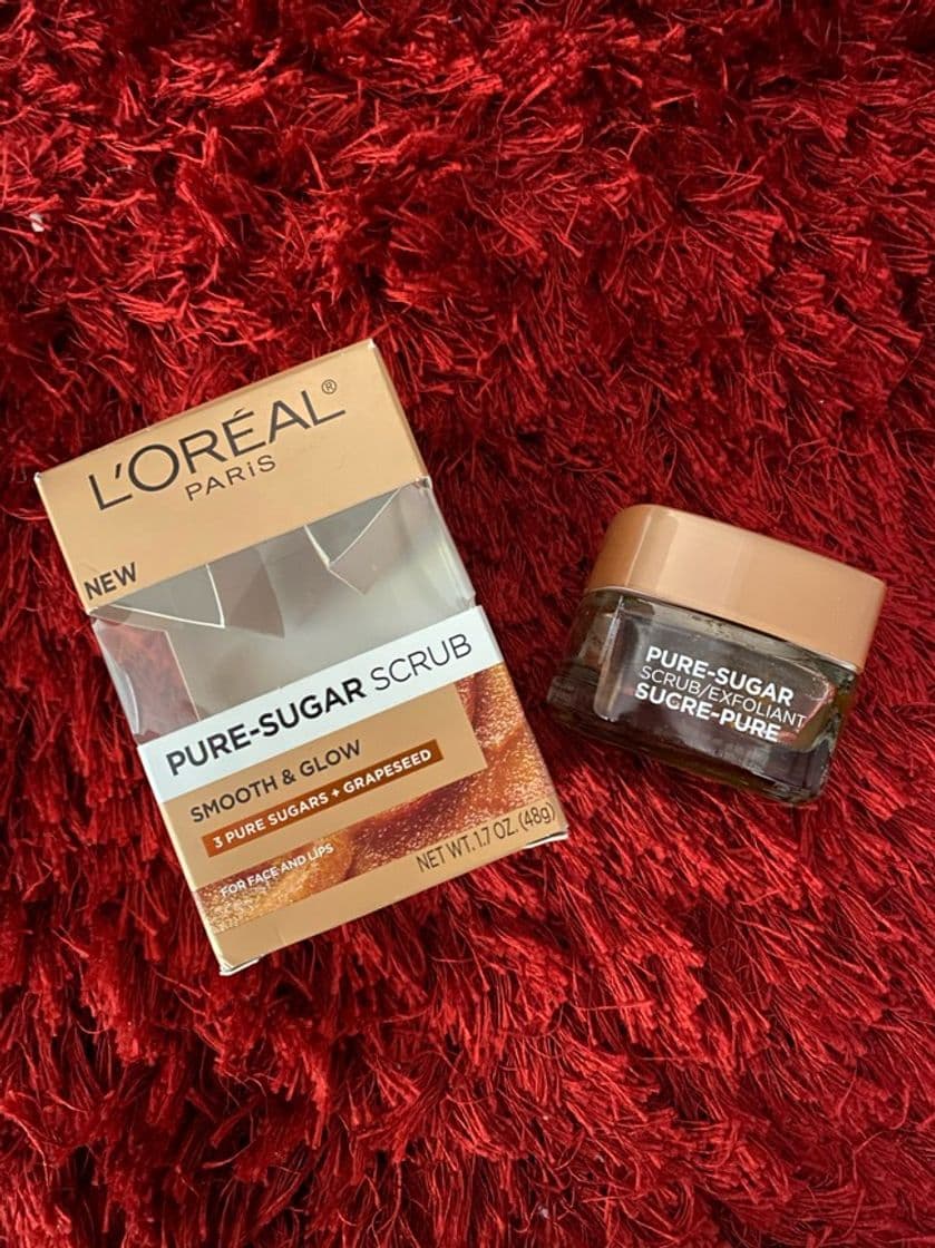 Belleza L 'Oreal París suave azúcar Glow Semilla de Uva cara y labios