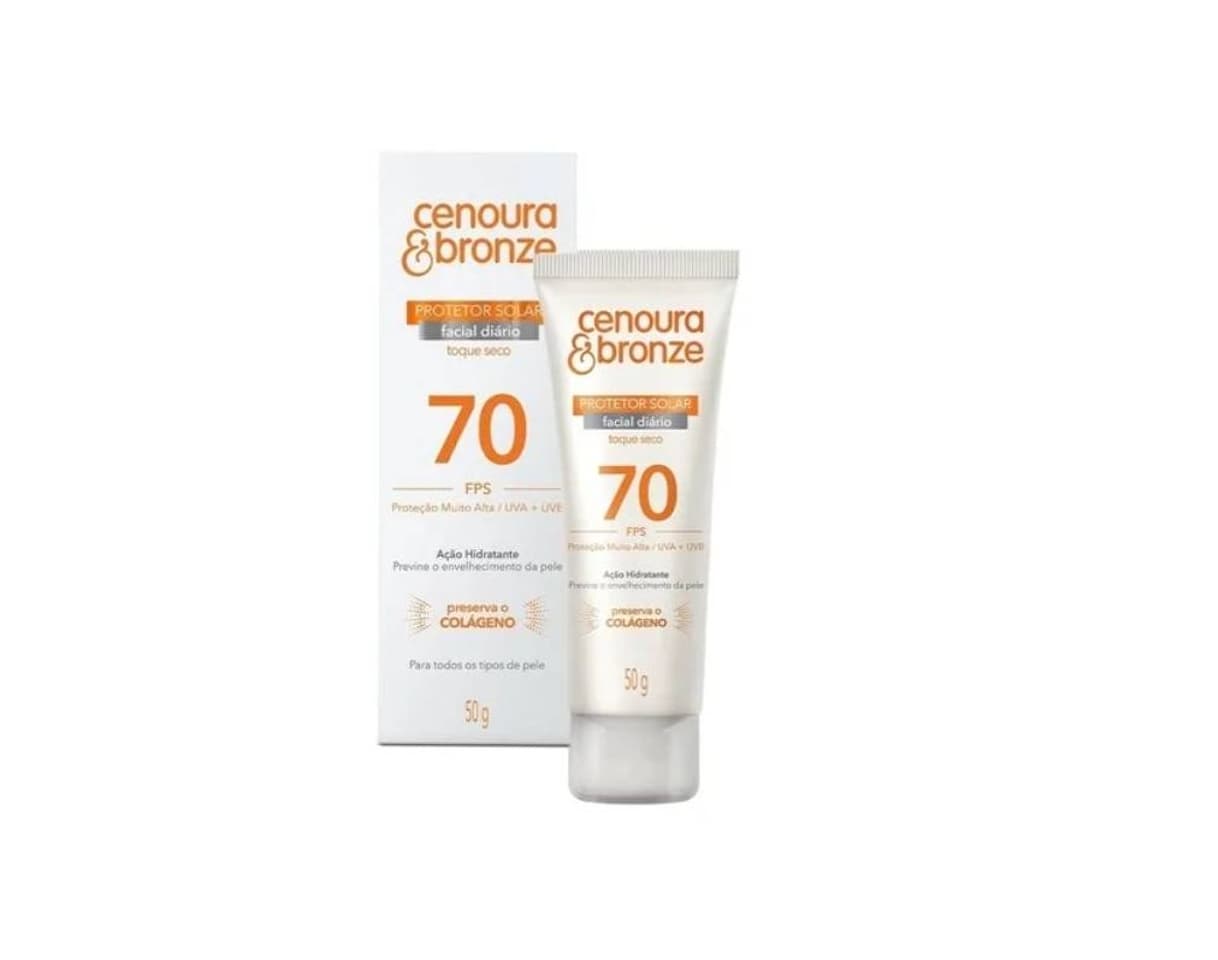 Producto Protetor solar Facial fator70 50g por R$36