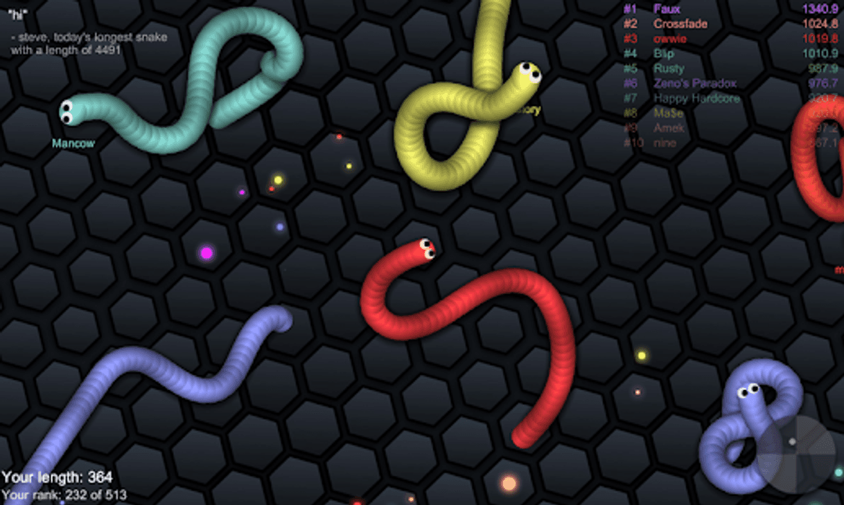 Videojuegos SLITHER.IO