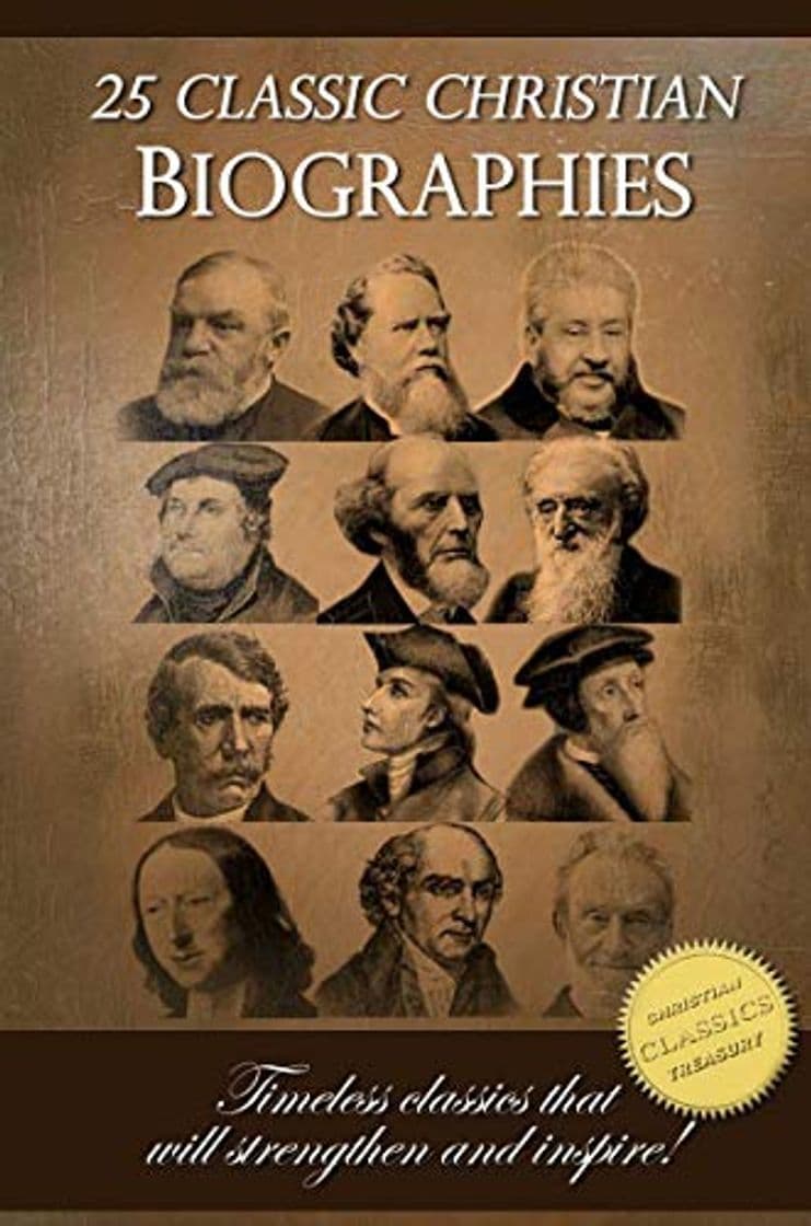 Libro 25 Classic Christian Biographies - Calvin, Luther, Spurgeon, Moody, Wesley and many