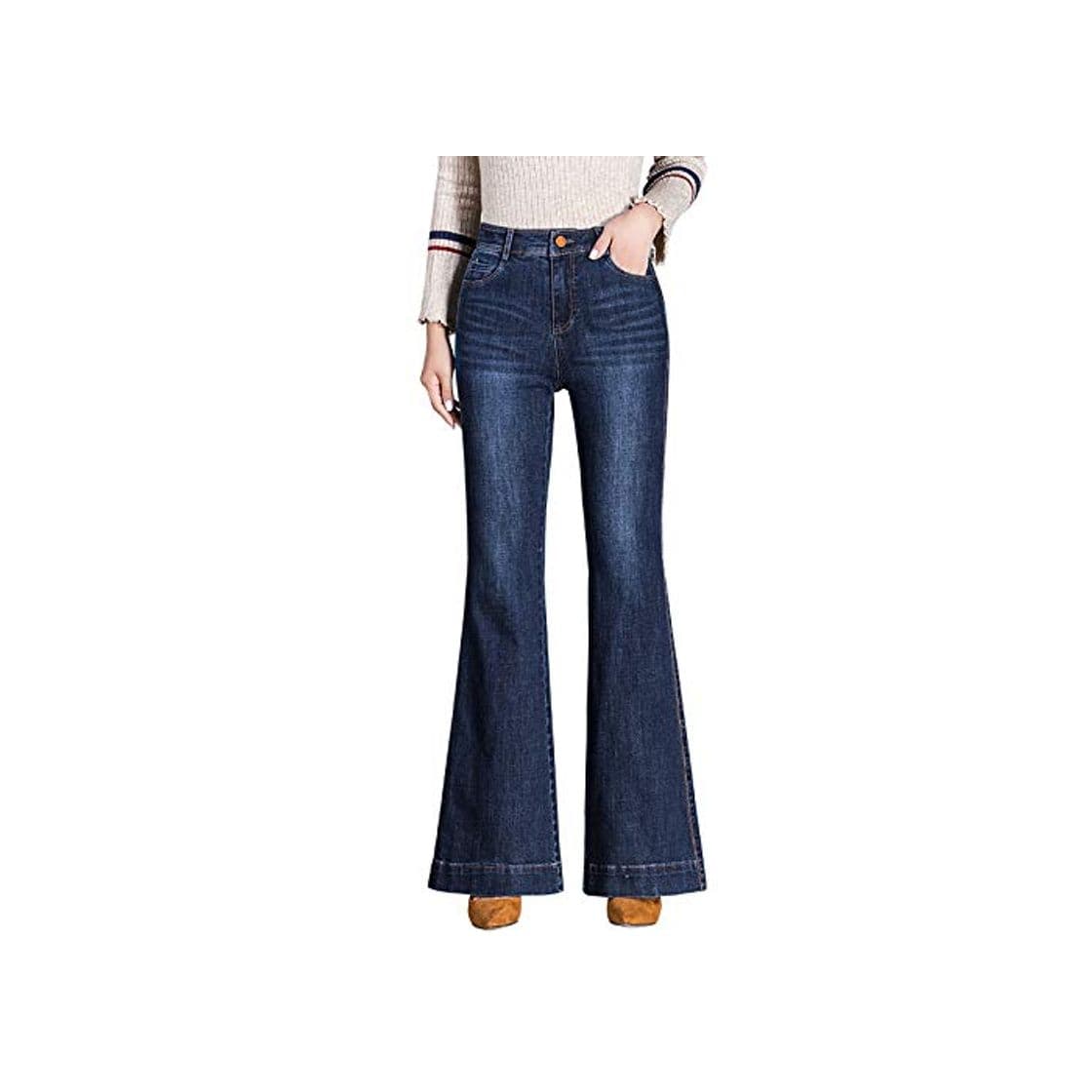 Producto XACXYDP Jeans Mujer Casual Moda Wild Micro Flared Pants Pantalones Mujer