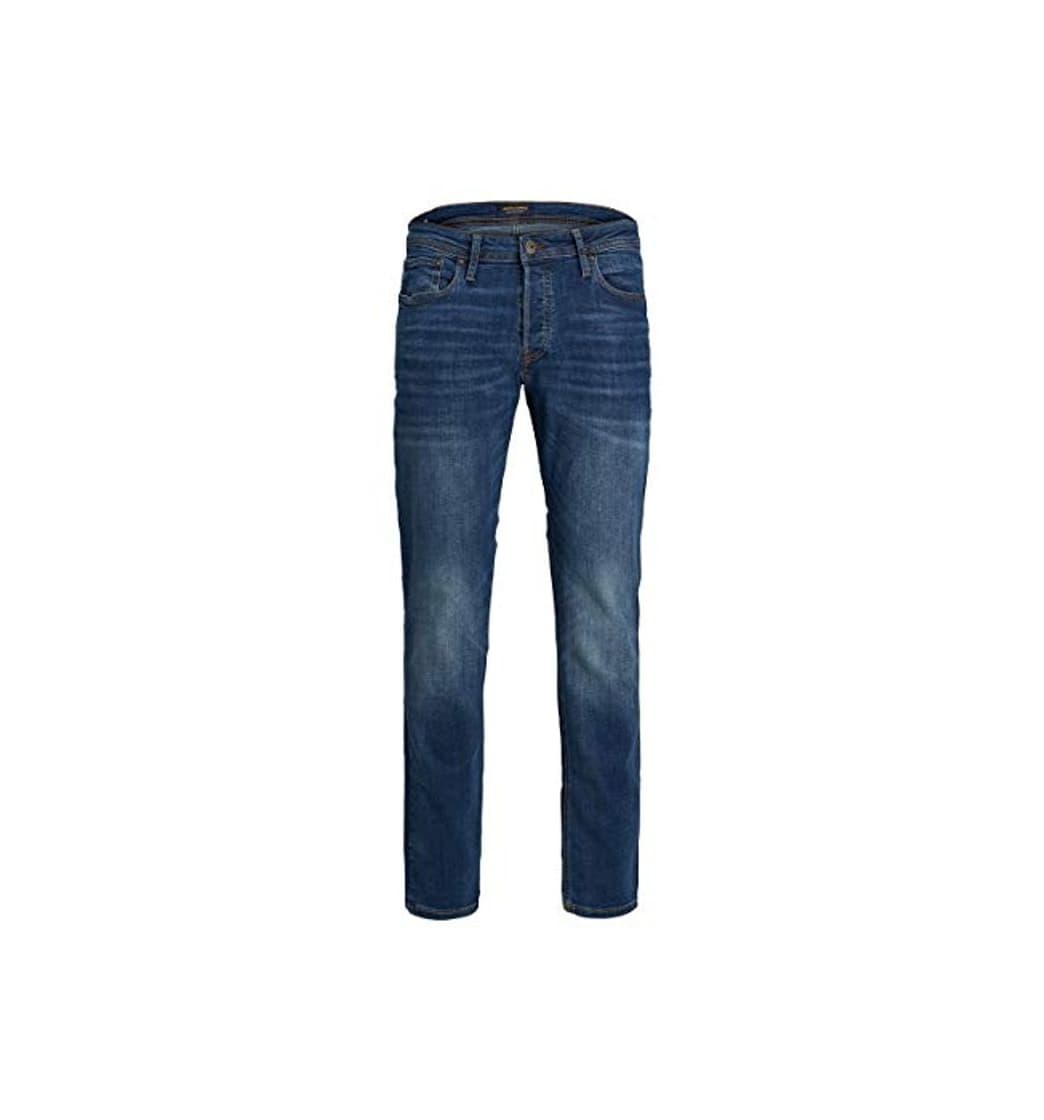 Moda JACK & JONES Jjitim Jjoriginal Am 782 50sps Noos Vaqueros Slim, Azul