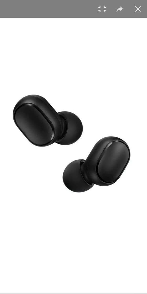 Moda Fone de Ouvido Redmi Airdots Bluetooth Preto Xiaomi

