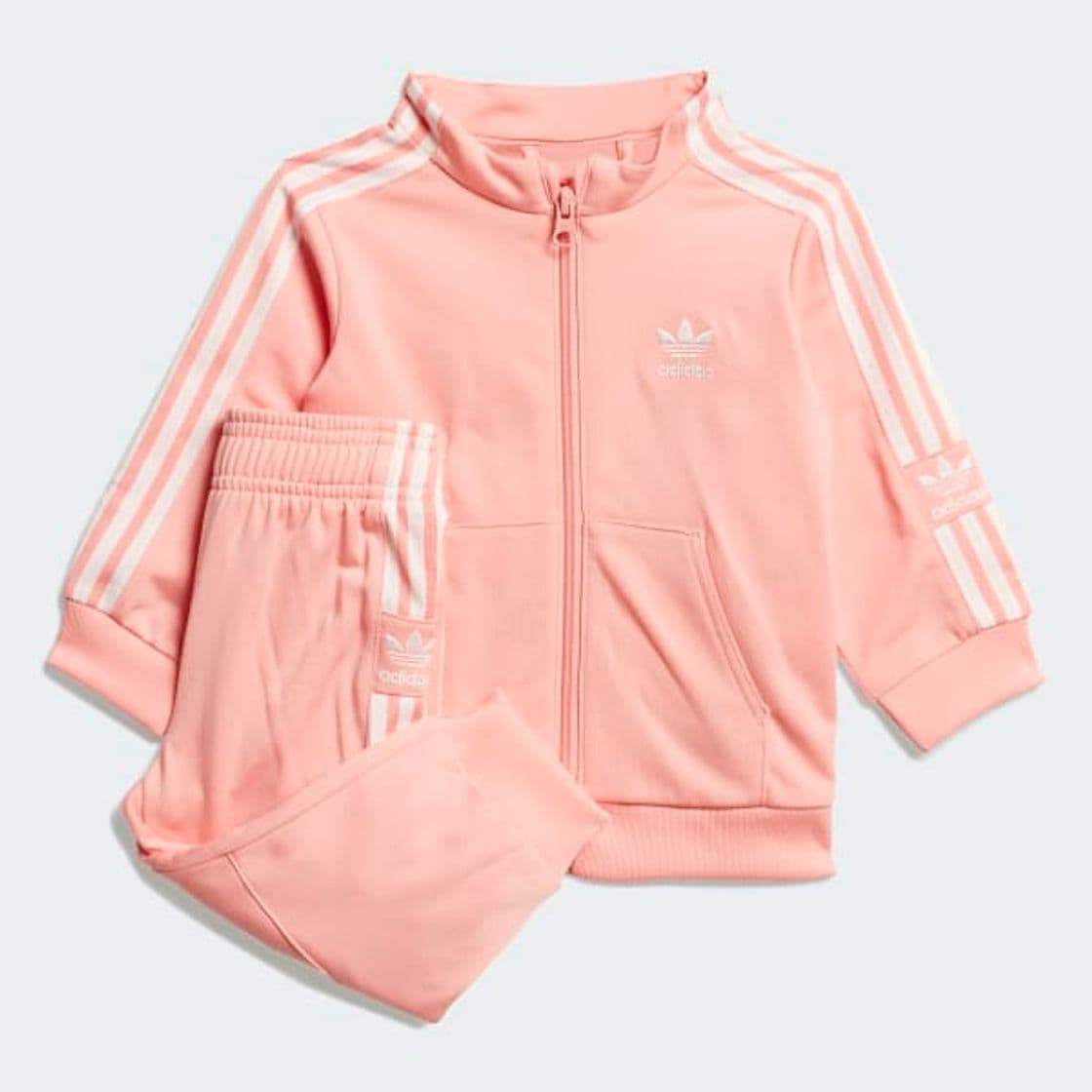 Moda Agasalho Adidas CREW SET ORIGINALS Rosa