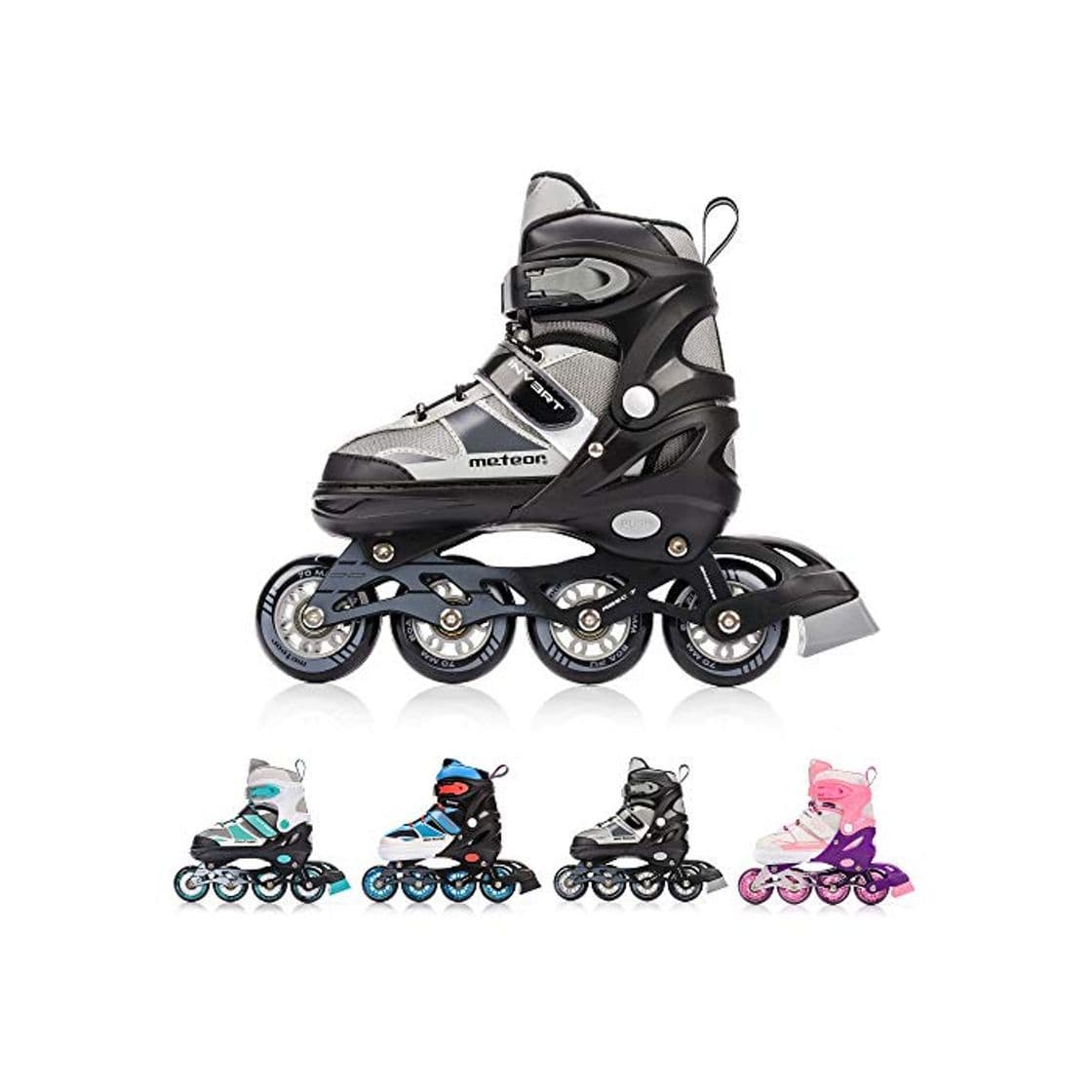 Producto meteor Patines Línea Ajustables para Niños Jouvenes y Adolescentes Mujer y Hombre