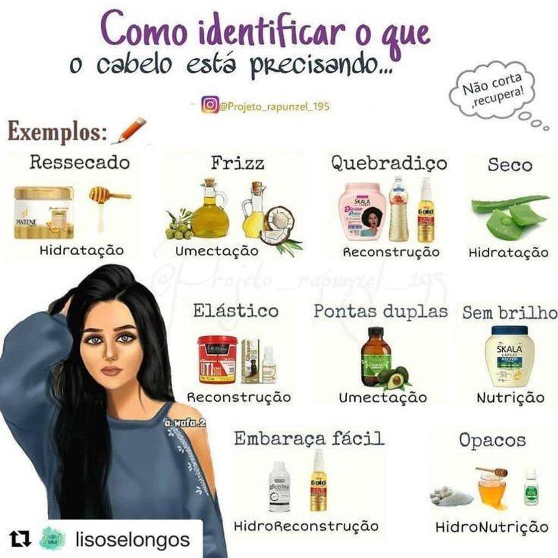 Fashion Como identificar do que seu cabelo está precisando 