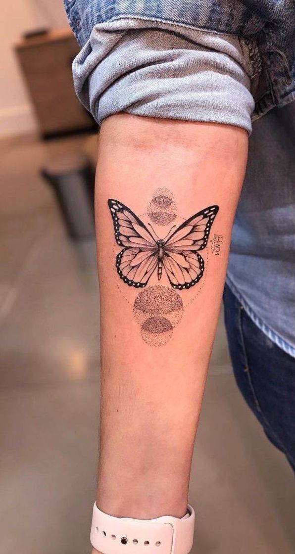 Fashion Tatuagem de borboleta 