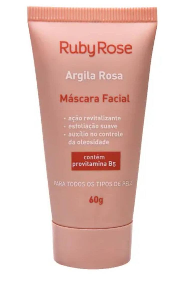 Fashion MÁSCARA FACIAL ARGILA ROSA - RUBY ROSE - Loja Online