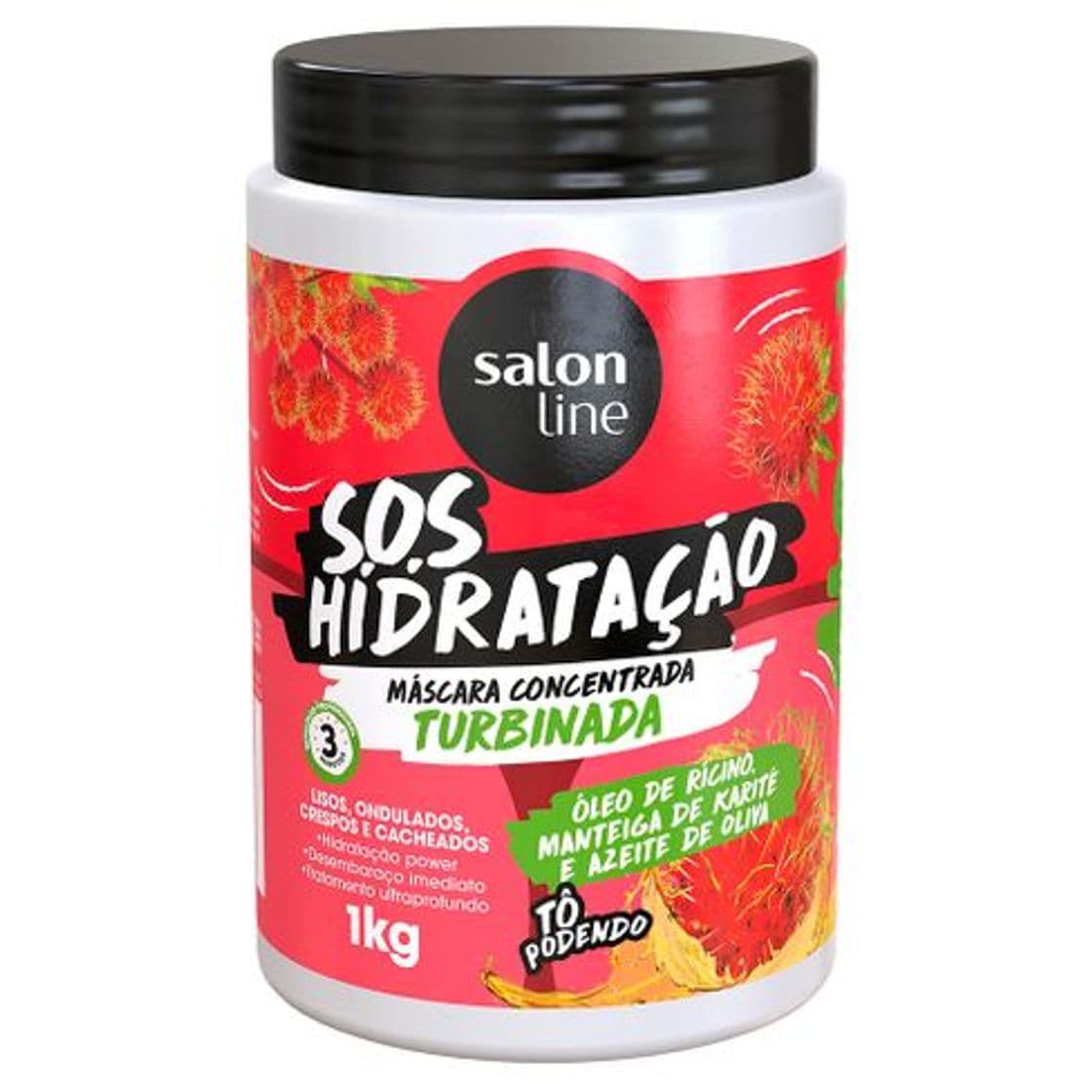 Fashion Máscara S.O.S Hidratação Turbinada Salon Line 1kg - Lojas Rede