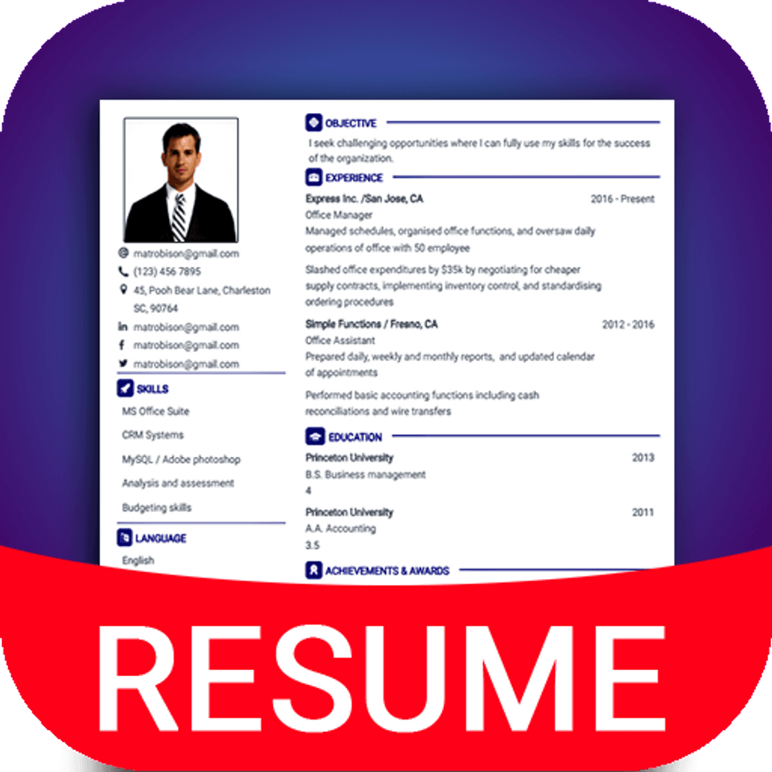 Moda Resume Builder App Free CV maker CV templates 2020 - Google Play