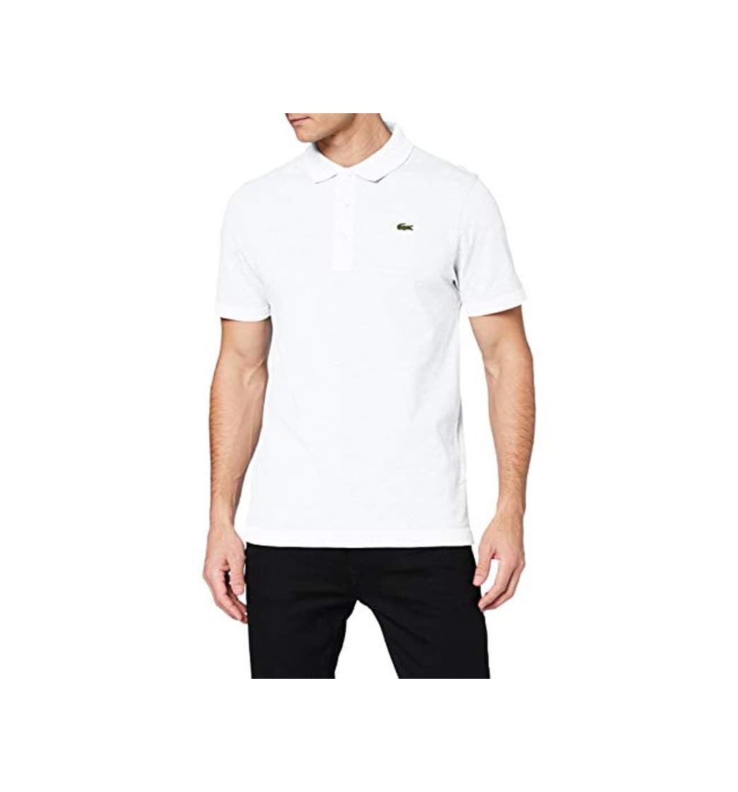 Product Lacoste L1230, Polo de Manga Corta para Hombre, Blanco