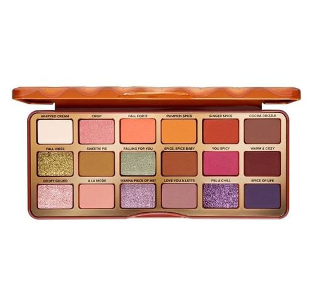 Fashion Pumpkin Spice Warm & Spicy Eye Shadow Palette | TooFaced